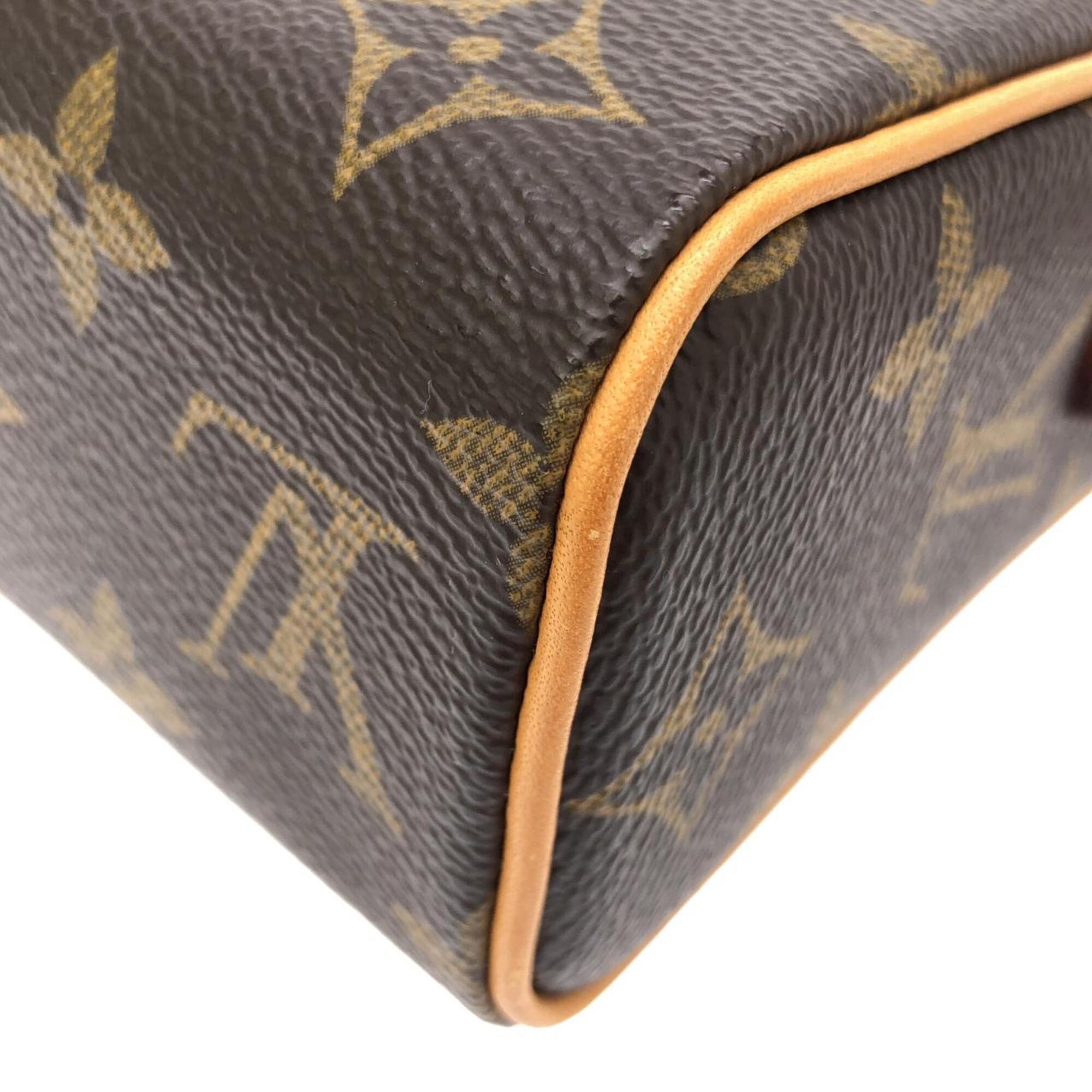 Louis Vuitton Brown Coated Canvas Handbag (Pre-Owned)