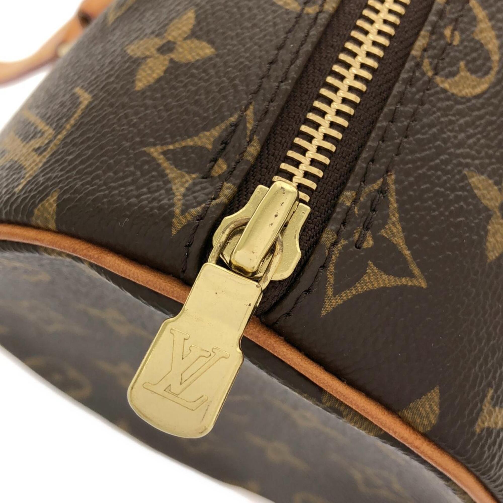 Louis Vuitton Marron Coated Canvas Handbag (Pre-Owned)