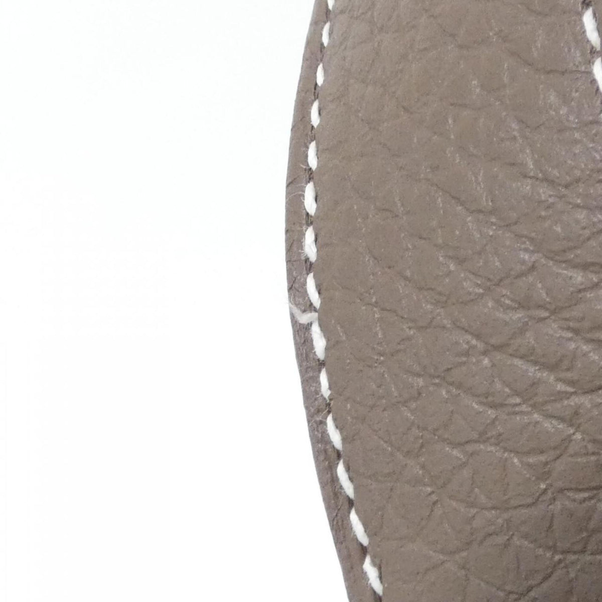 Hermes Etoupe Gray Taurillon Clemence Leather Handbag (Pre-Owned)