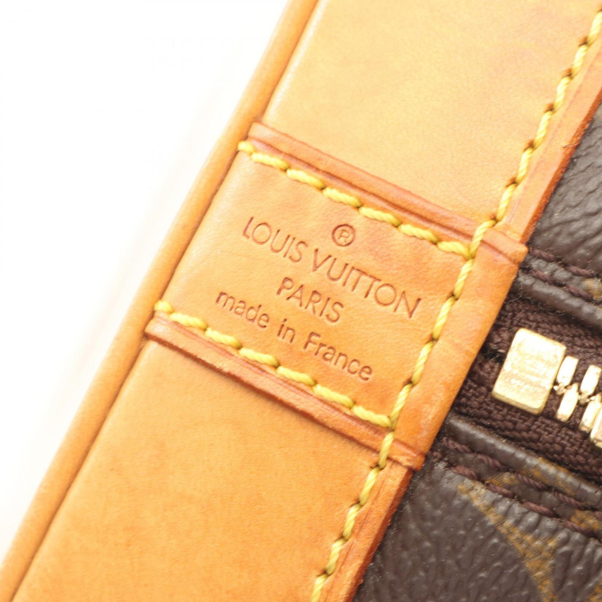 Louis Vuitton Brown Pvc Leather Handbag (Pre-Owned)