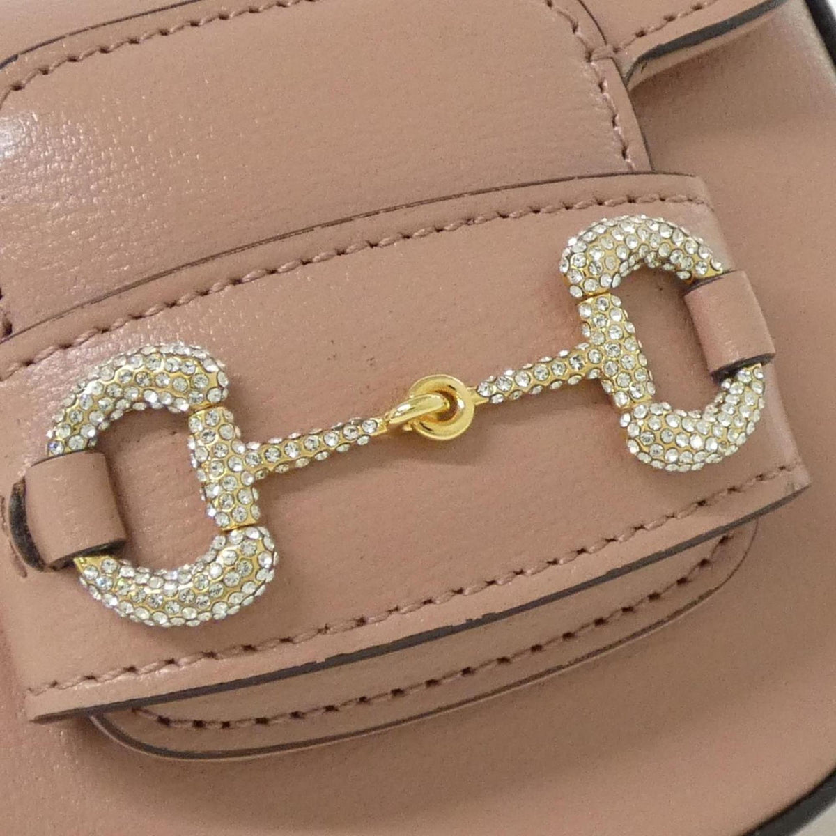 Gucci Dusty Pink Leather Shoulder Bag (Pre-Owned)