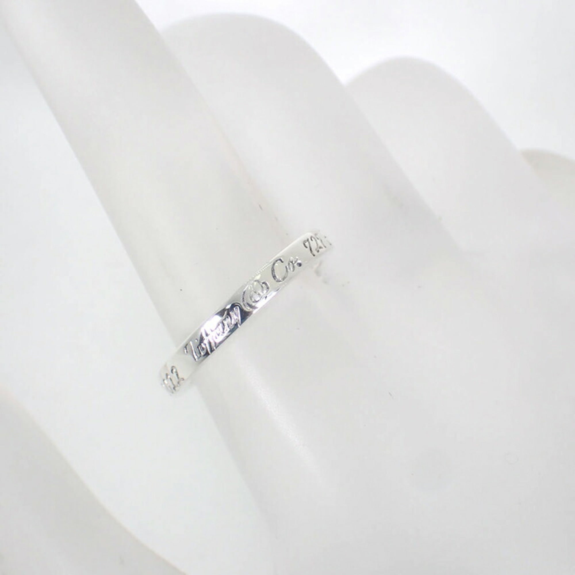 Tiffany Sterling Silver 925 Band Ring (Pre-Owned)
