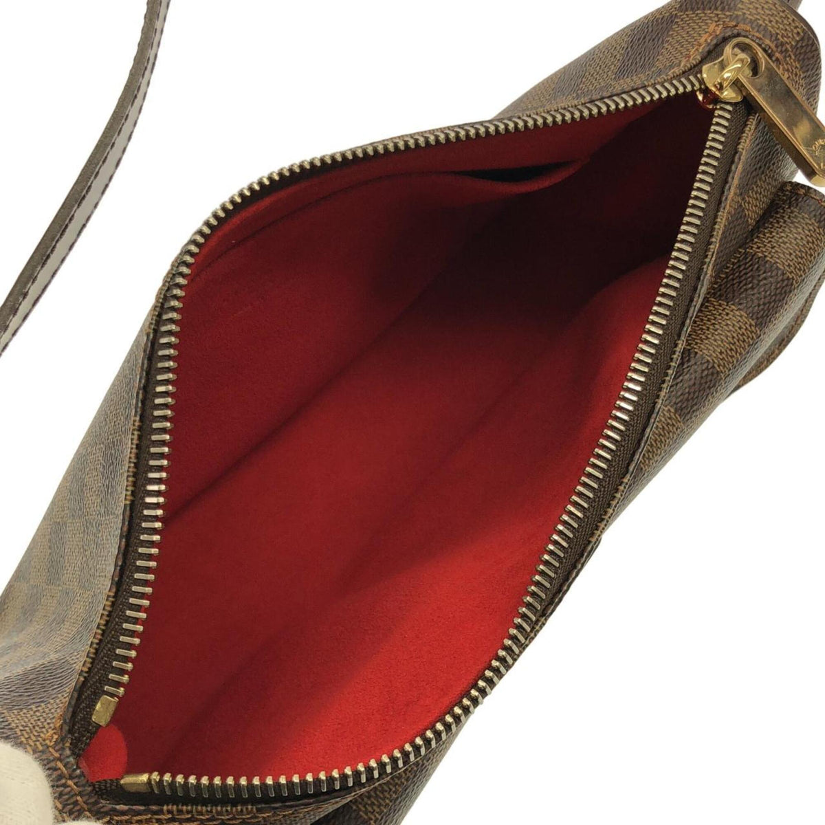 Louis Vuitton Brown Coated Canvas Shoulder Bag (Pre-Owned)