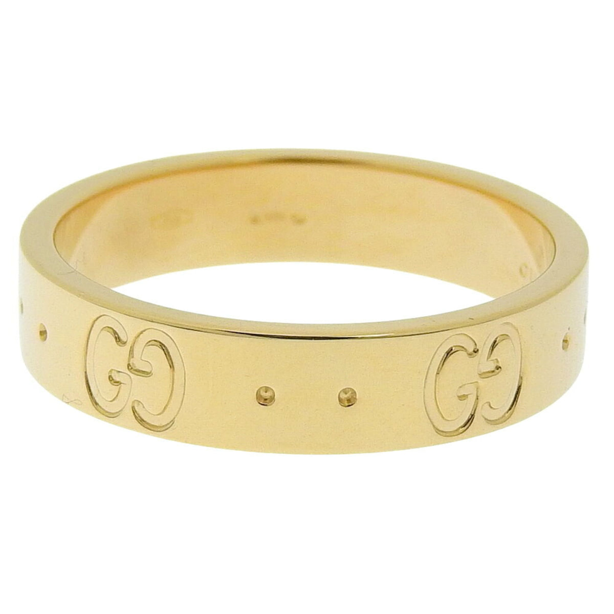 Gucci Icon Yellow Gold Yellow Gold (18K) Band Ring (Pre-Owned)