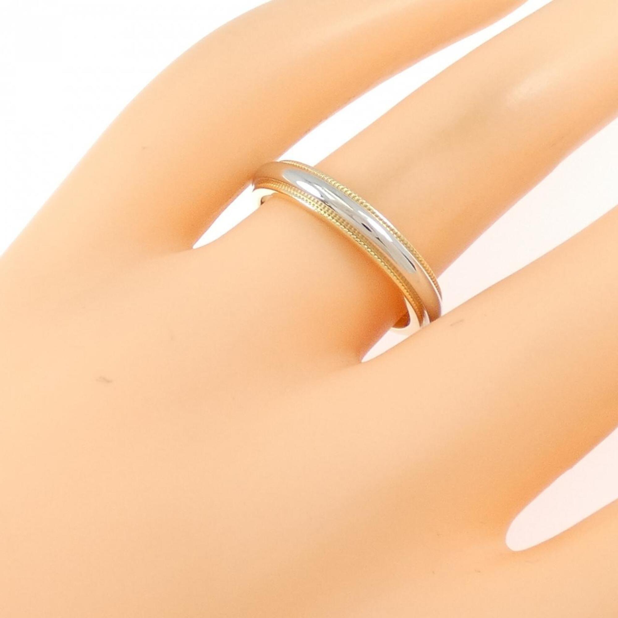 Tiffany Yellow Gold (18K) Platinum 950 Band Ring (Pre-Owned)