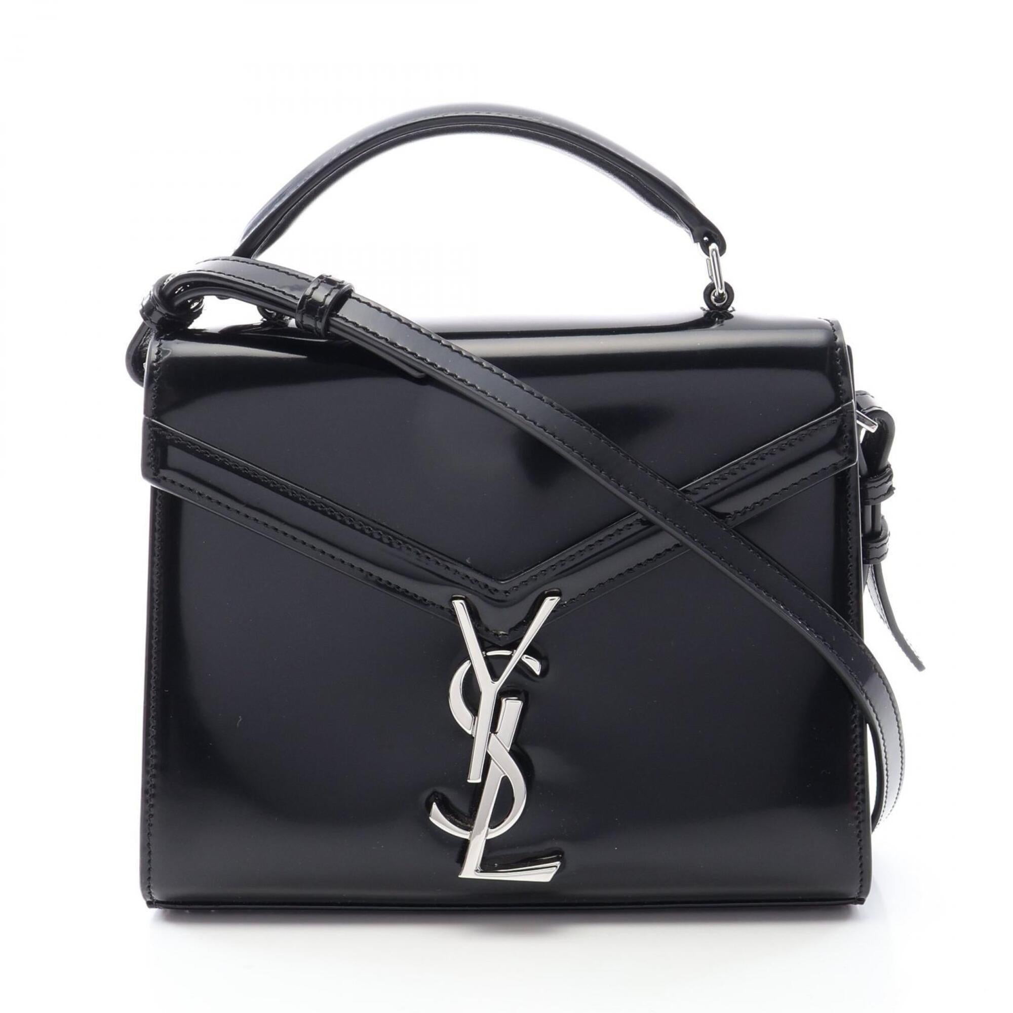 Saint Laurent Black Patent Leather Handbag (Pre-Owned)