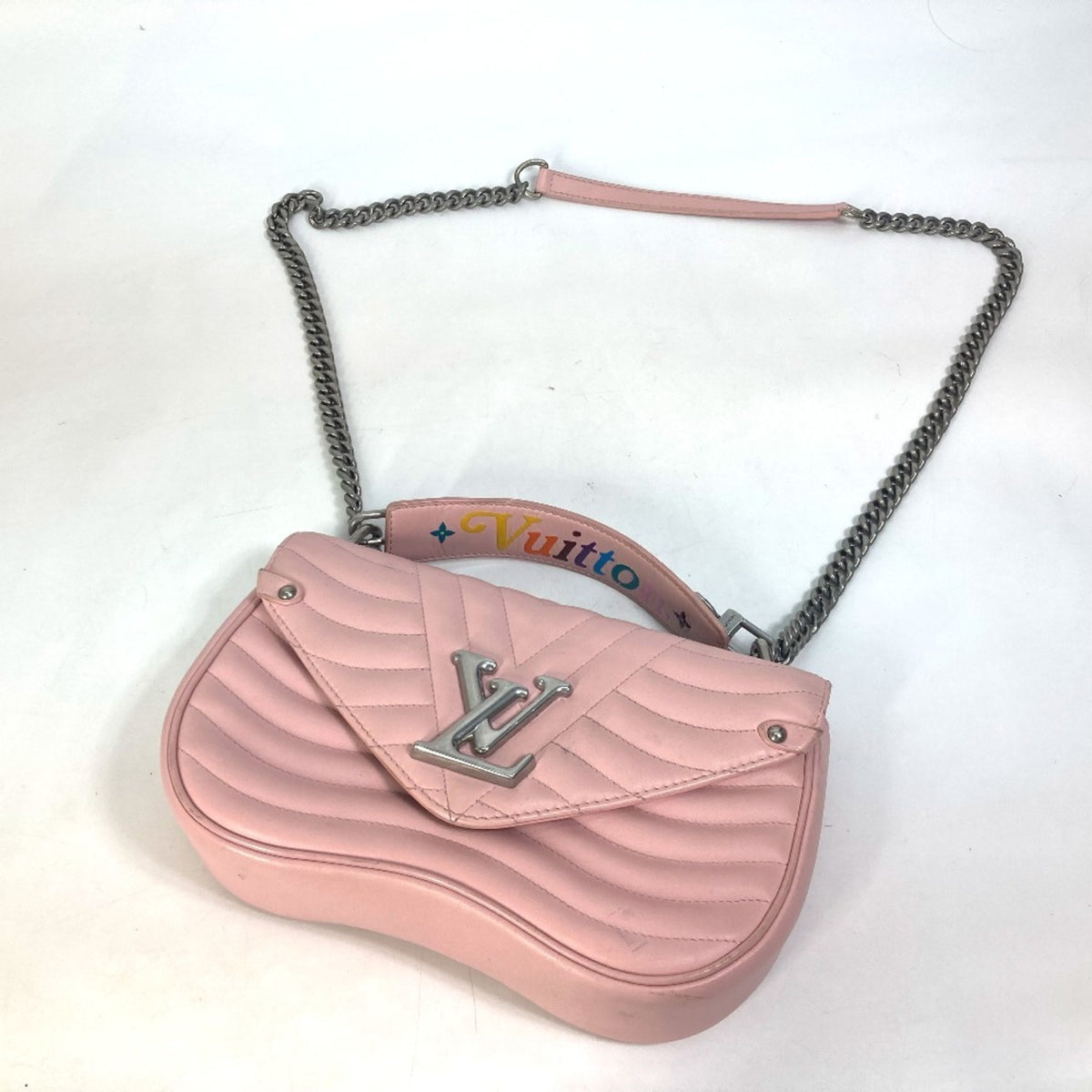 Louis Vuitton Pink Leather Handbag Shoulder Bag (Pre-Owned)