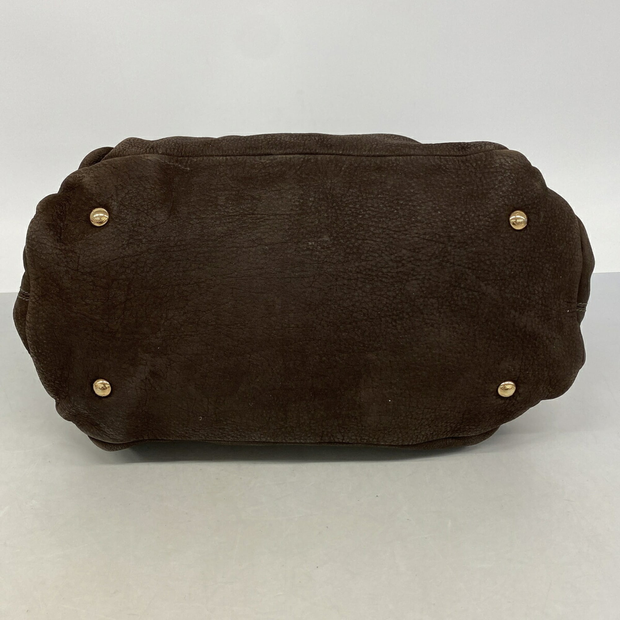 Salvatore Ferragamo Brown Leather Handbag (Pre-Owned)