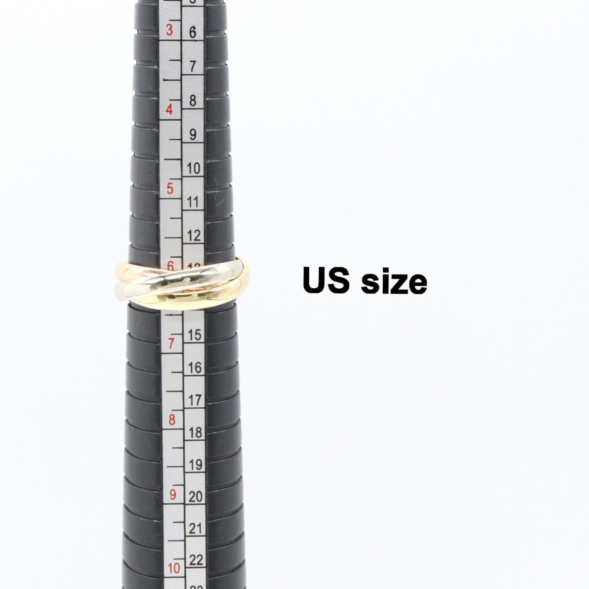 Cartier Pink Gold White Gold Yellow Gold Yellow Gold (18K) Pink Gold (18K) White Gold (18K) Band Ring (Pre-Owned)
