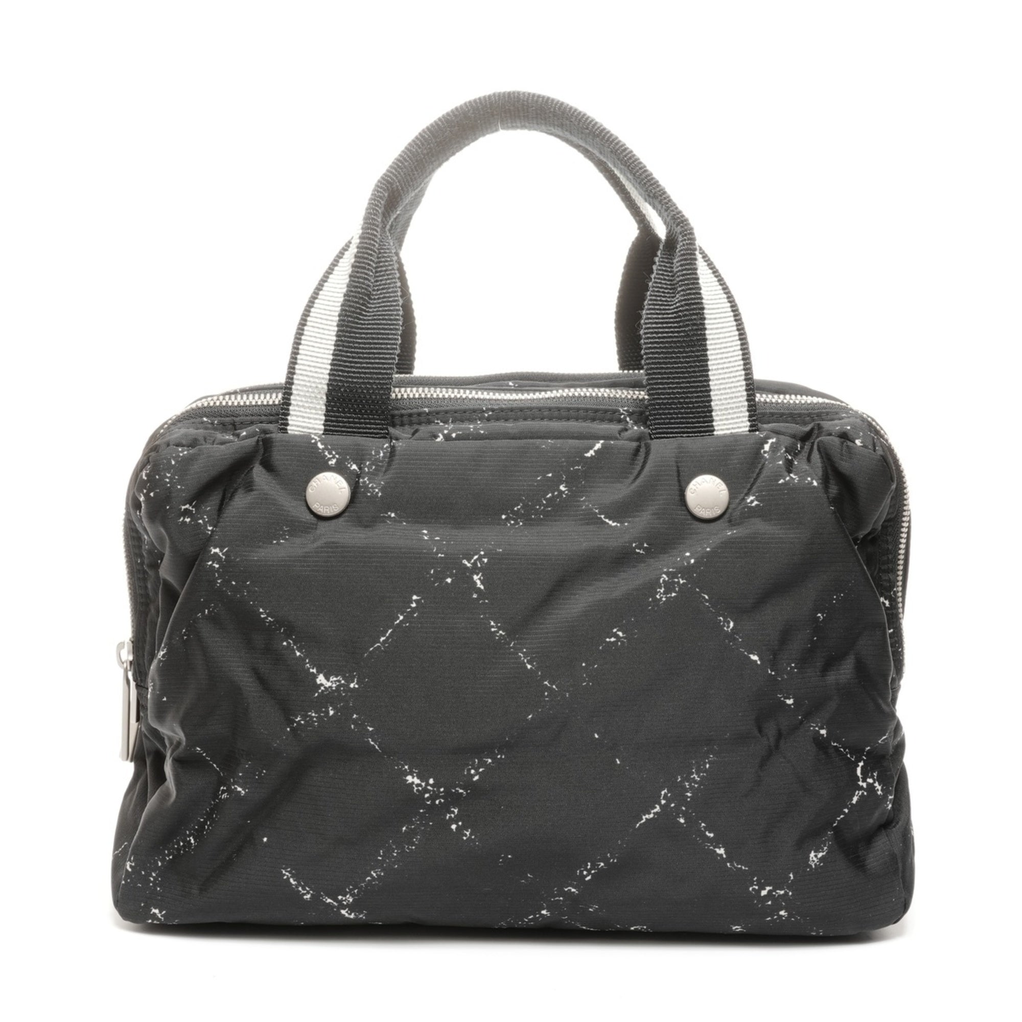 Chanel Travel Line Black Travel Line Handbag (Pre-Owned)