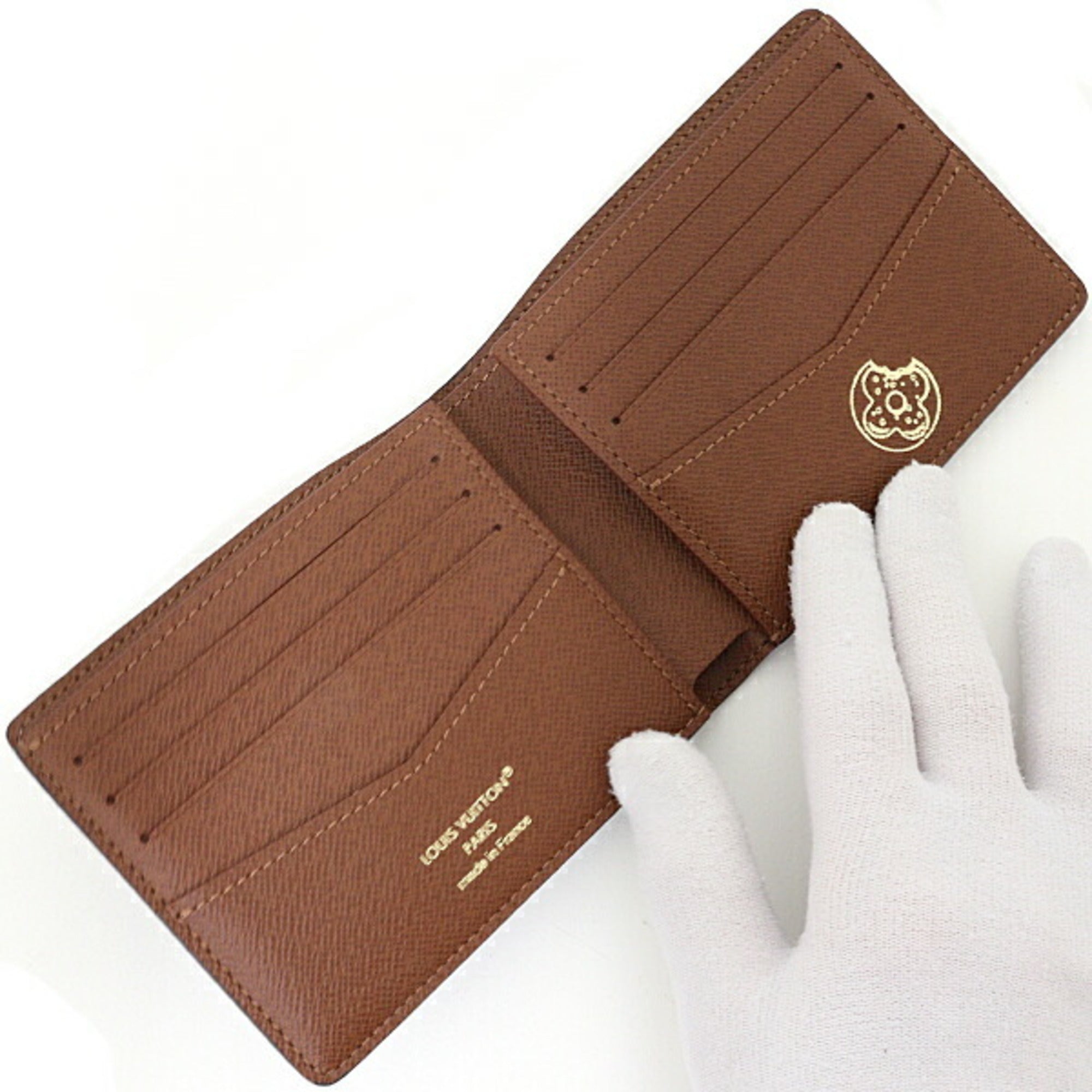 Louis Vuitton Monogram Chocolate Monogram Canvas Leather Wallet (Bi-Fold) (Pre-Owned)