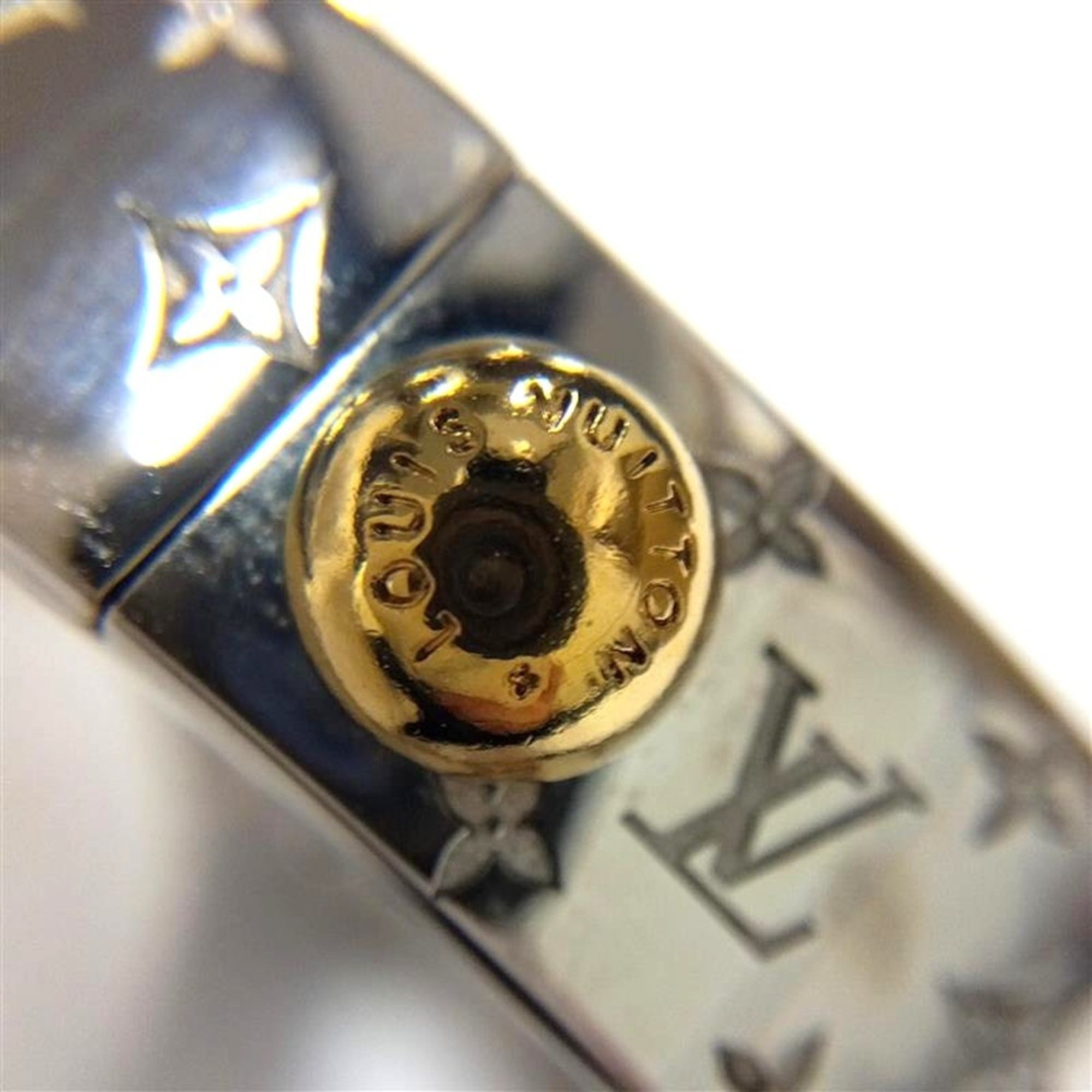 Louis Vuitton Silver Cuff Bracelet (Pre-Owned)