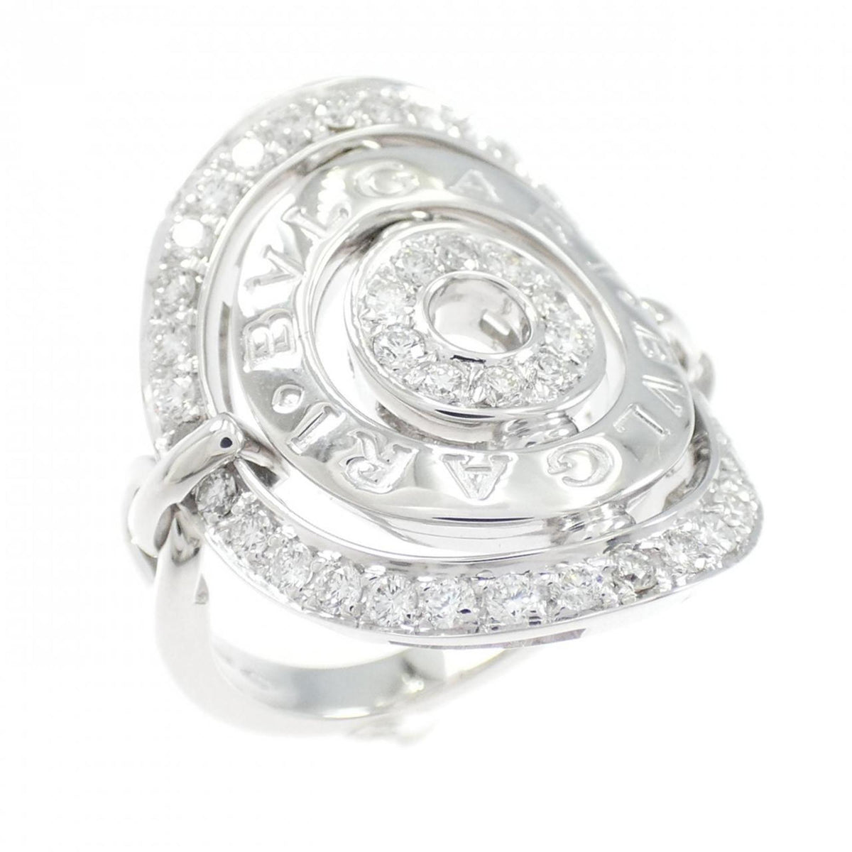 Bvlgari White Gold (18K) Band Ring (Pre-Owned)