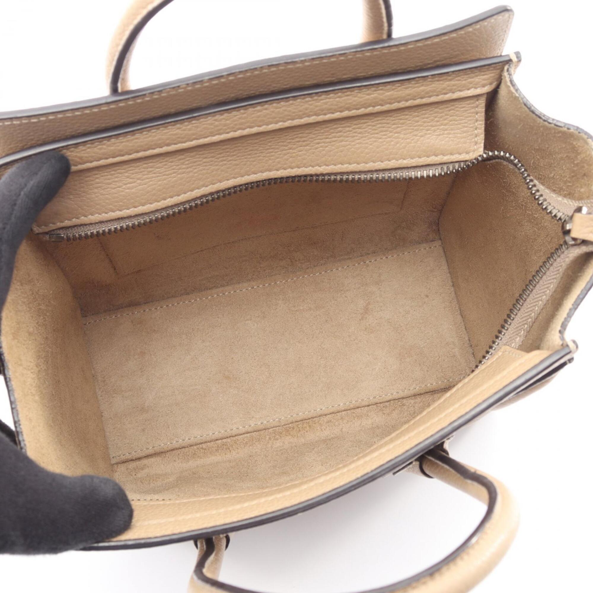 Celine Beige Leather Handbag (Pre-Owned)