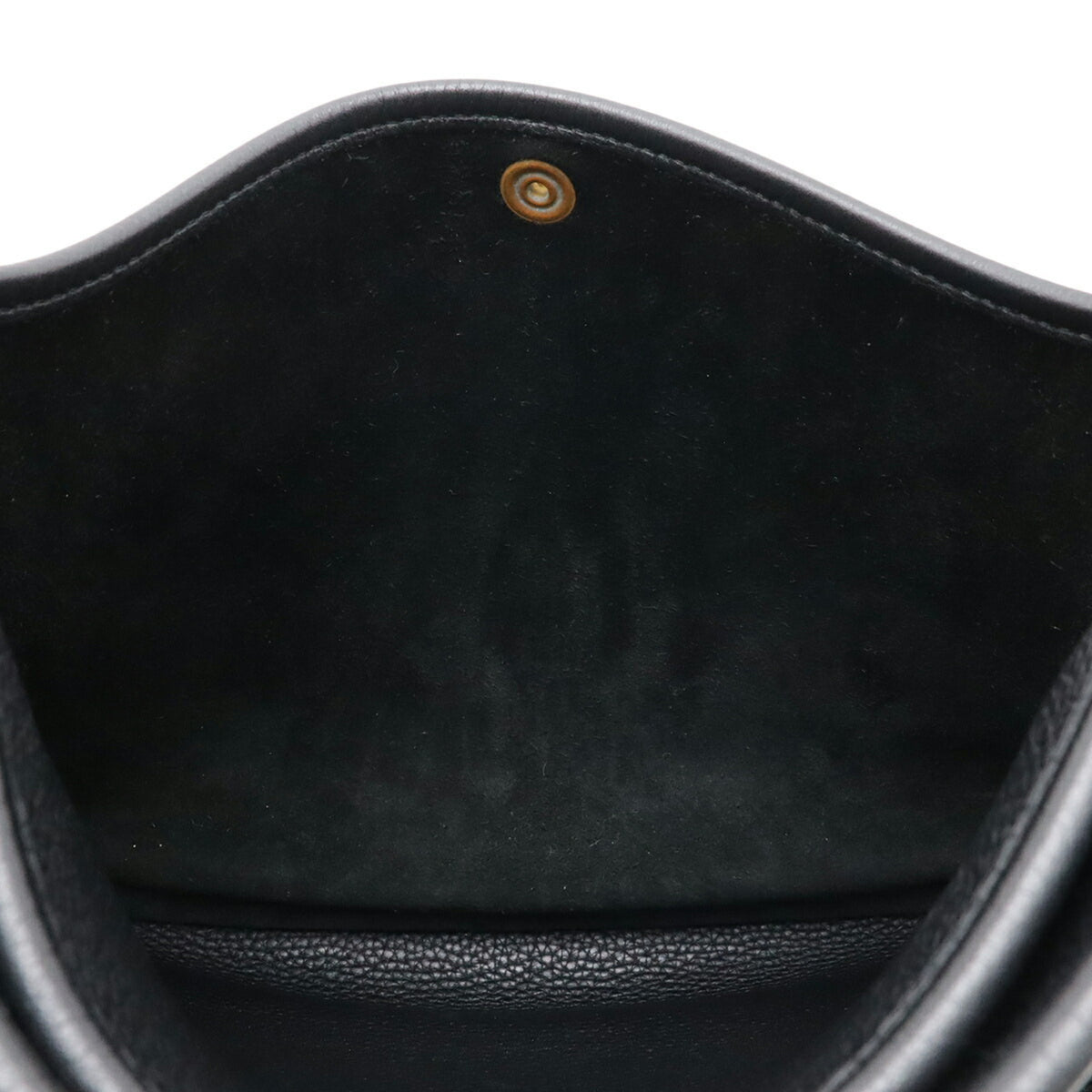 Hermes Evelyne Black Taurillon Clemence Leather Shoulder Bag (Pre-Owned)