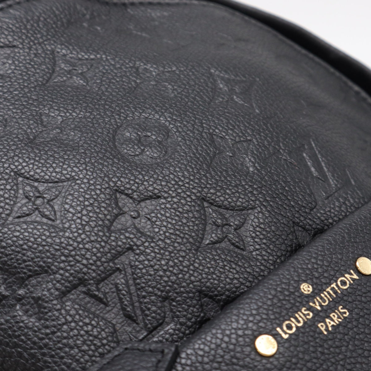 Louis Vuitton Monogram Empreinte Black Leather Backpack (Pre-Owned)