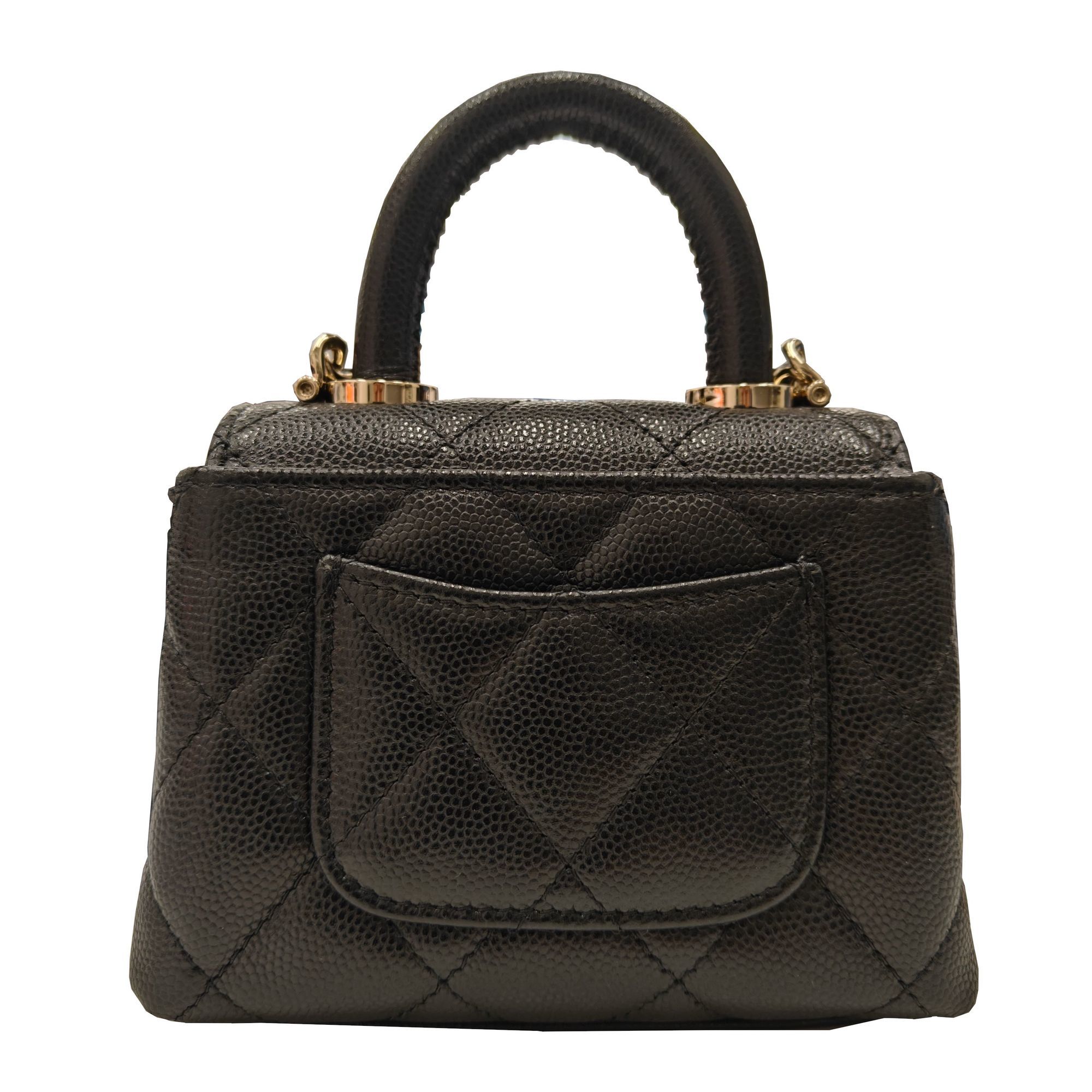Chanel Black Caviar Leather Backpack (Pre-Owned)