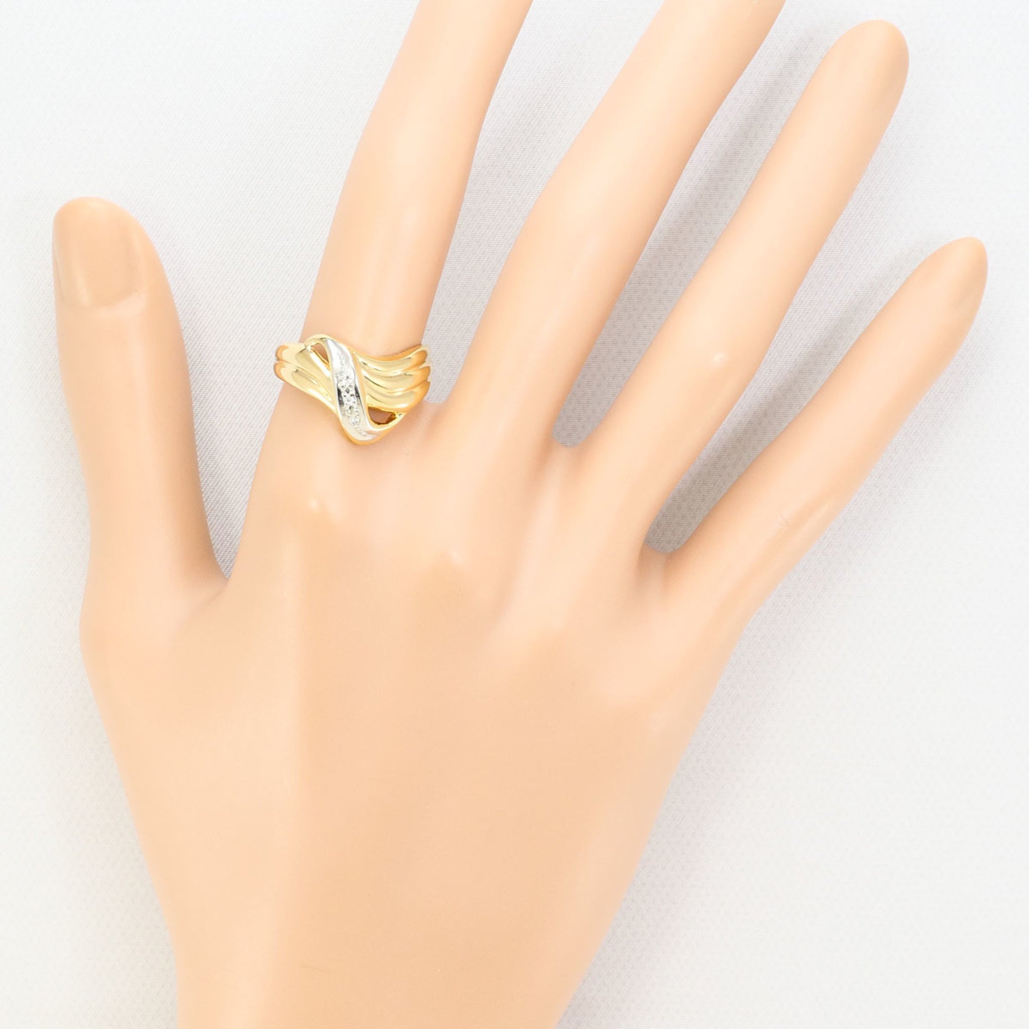 Unbranded Platinum Yellow Gold Yellow Gold (18K) Platinum 900 Band Ring (Pre-Owned)