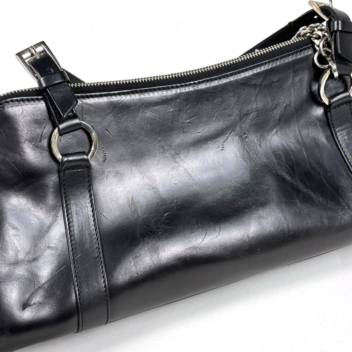 Christian Dior Black Leather Handbag (Pre-Owned)