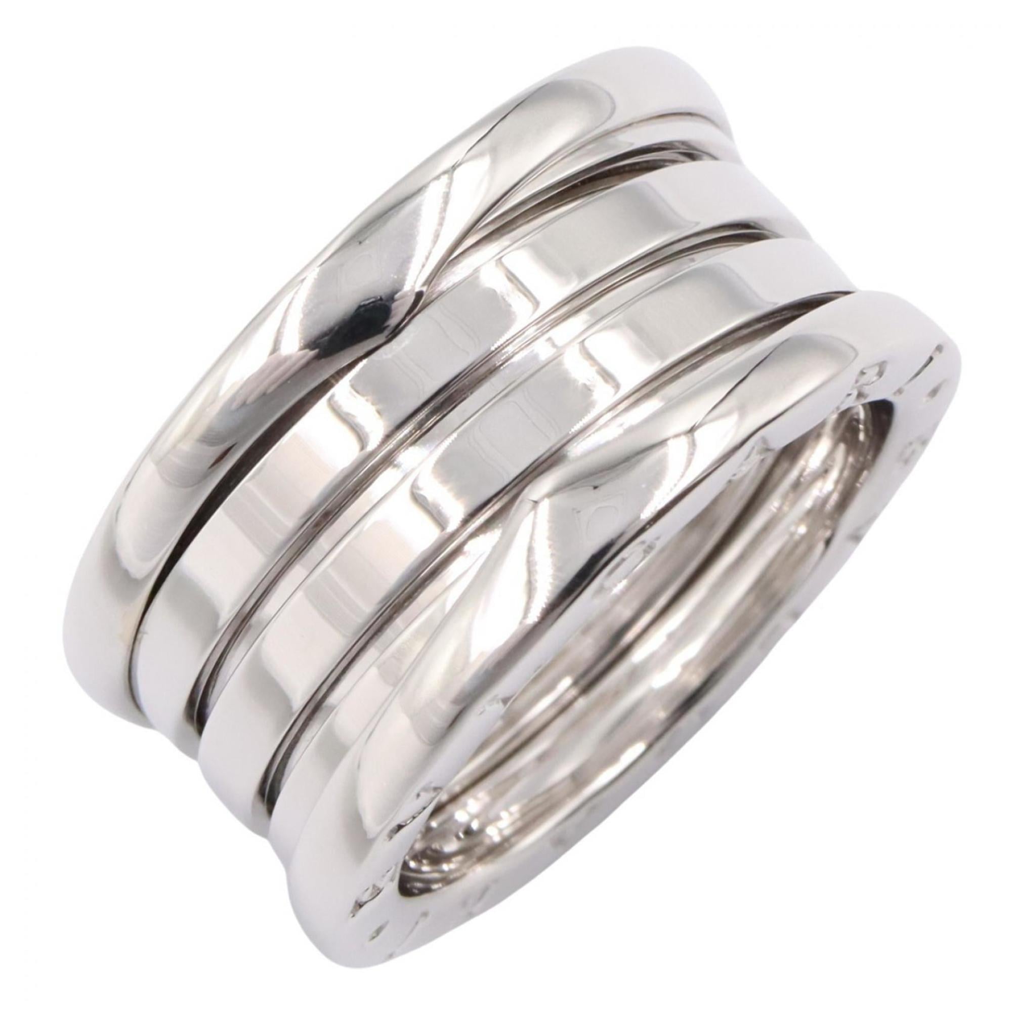 Bvlgari Silver White Gold (18K) Band Ring (Pre-Owned)