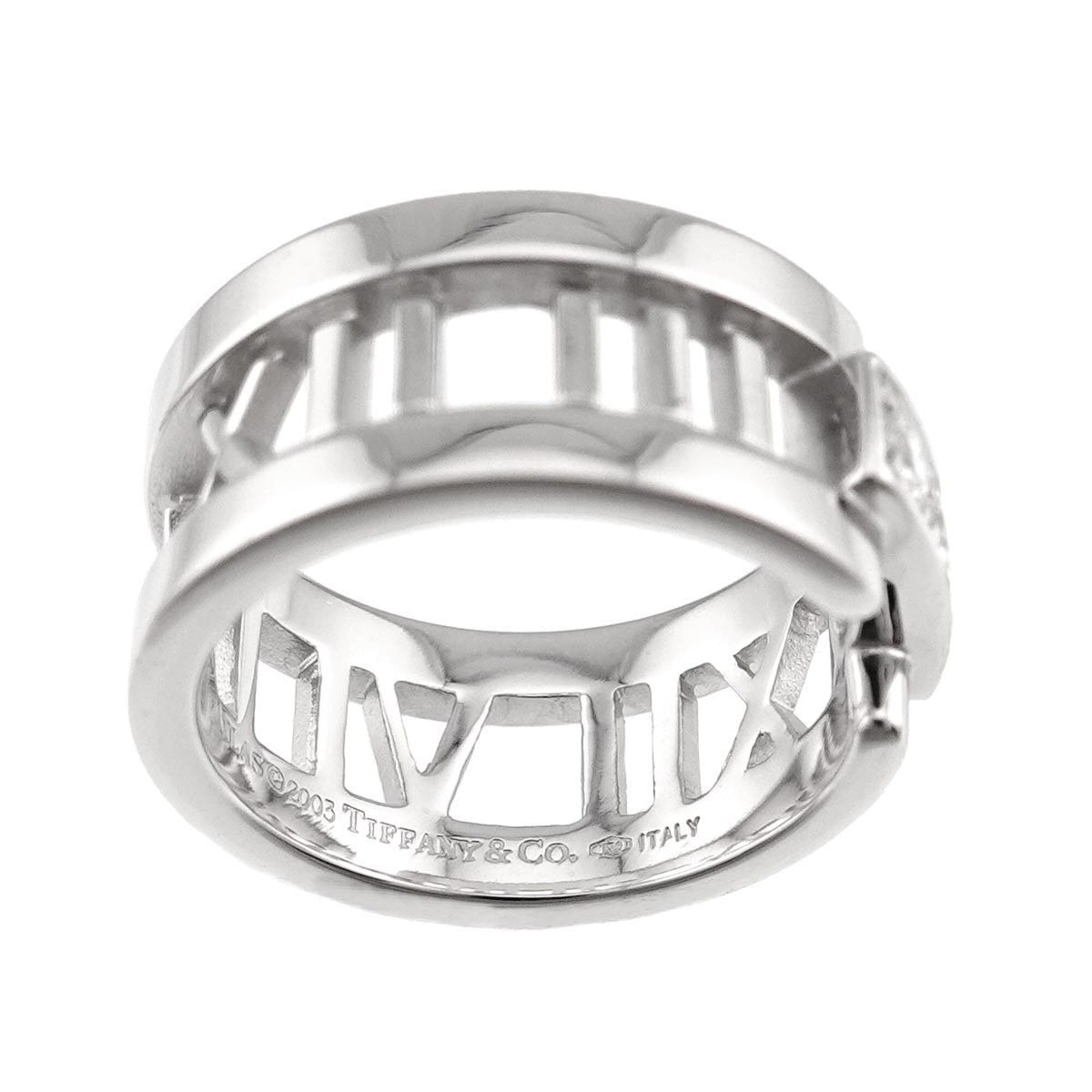 Tiffany White Gold (18K) Band Ring (Pre-Owned)