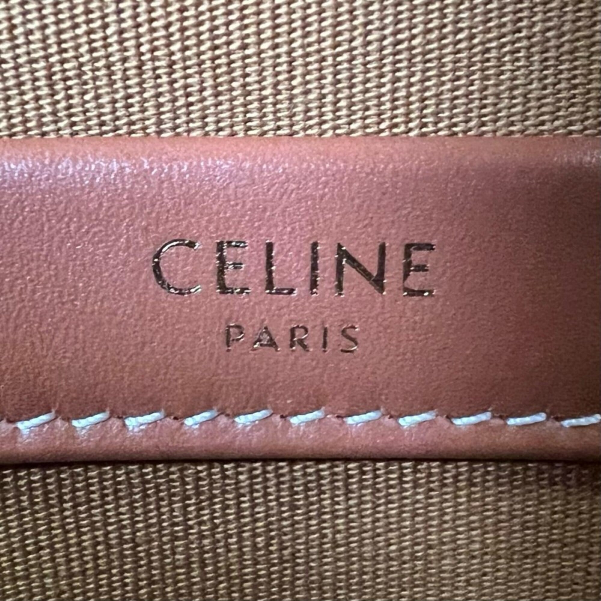 Celine Brown Pvc Leather Tote Bag (Pre-Owned)