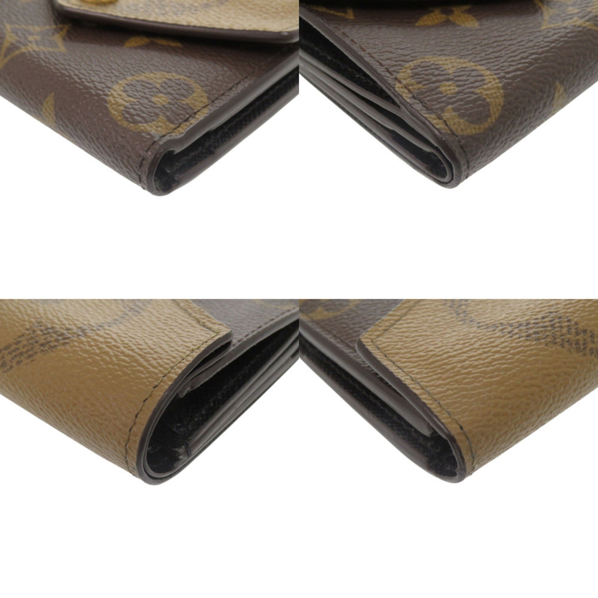 Louis Vuitton Brown Monogram Monogram Wallet (Tri-Fold) (Pre-Owned)