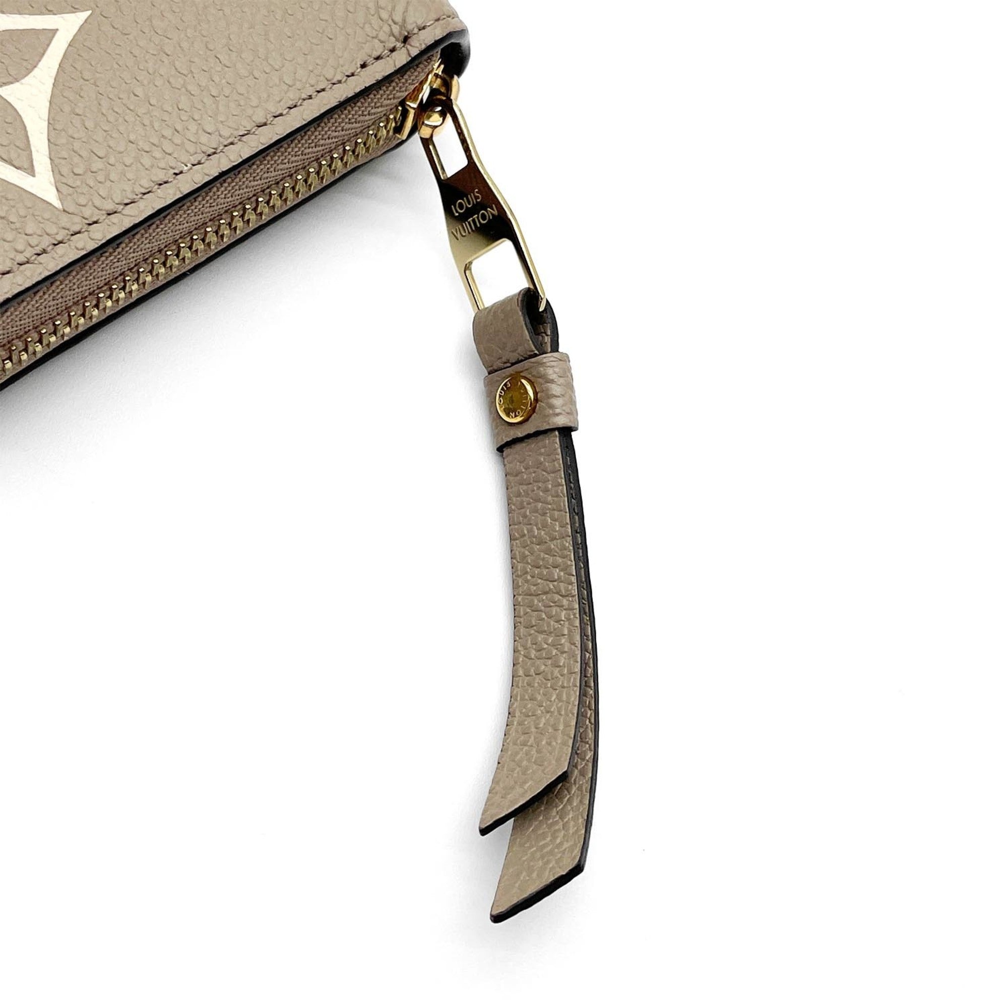 Louis Vuitton Beige Monogram Empreinte Long Wallet (Bi-Fold) (Pre-Owned)