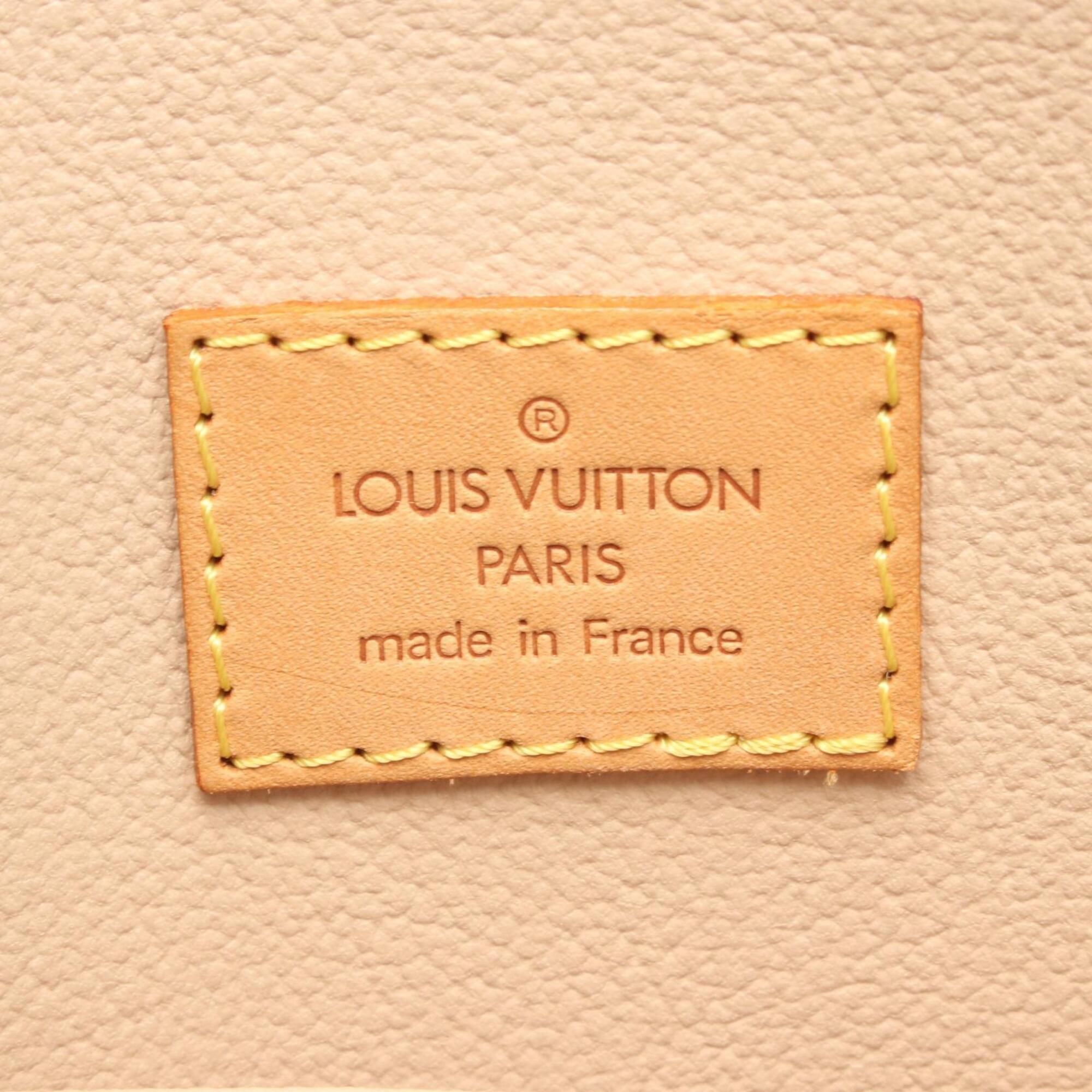 Louis Vuitton Monogram Brown Monogram Leather Handbag Tote Bag (Pre-Owned)