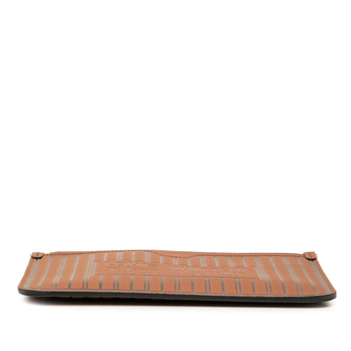 Louis Vuitton Brown Pvc Leather Handbag Pouch (Pre-Owned)