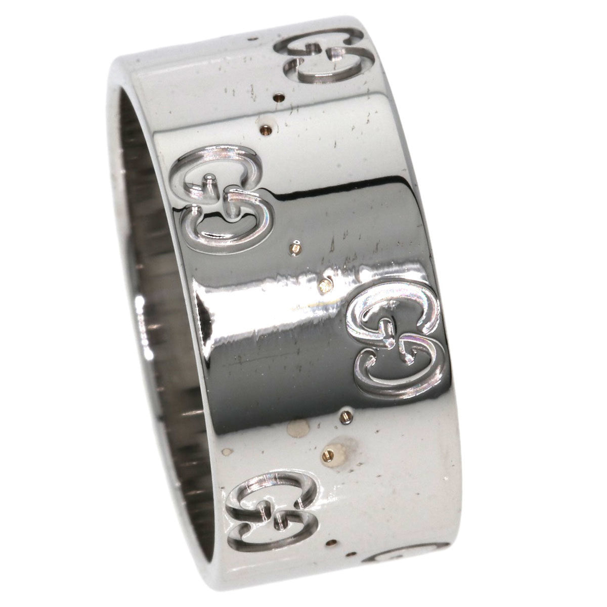 Gucci White Gold White Gold (18K) Band Ring (Pre-Owned)