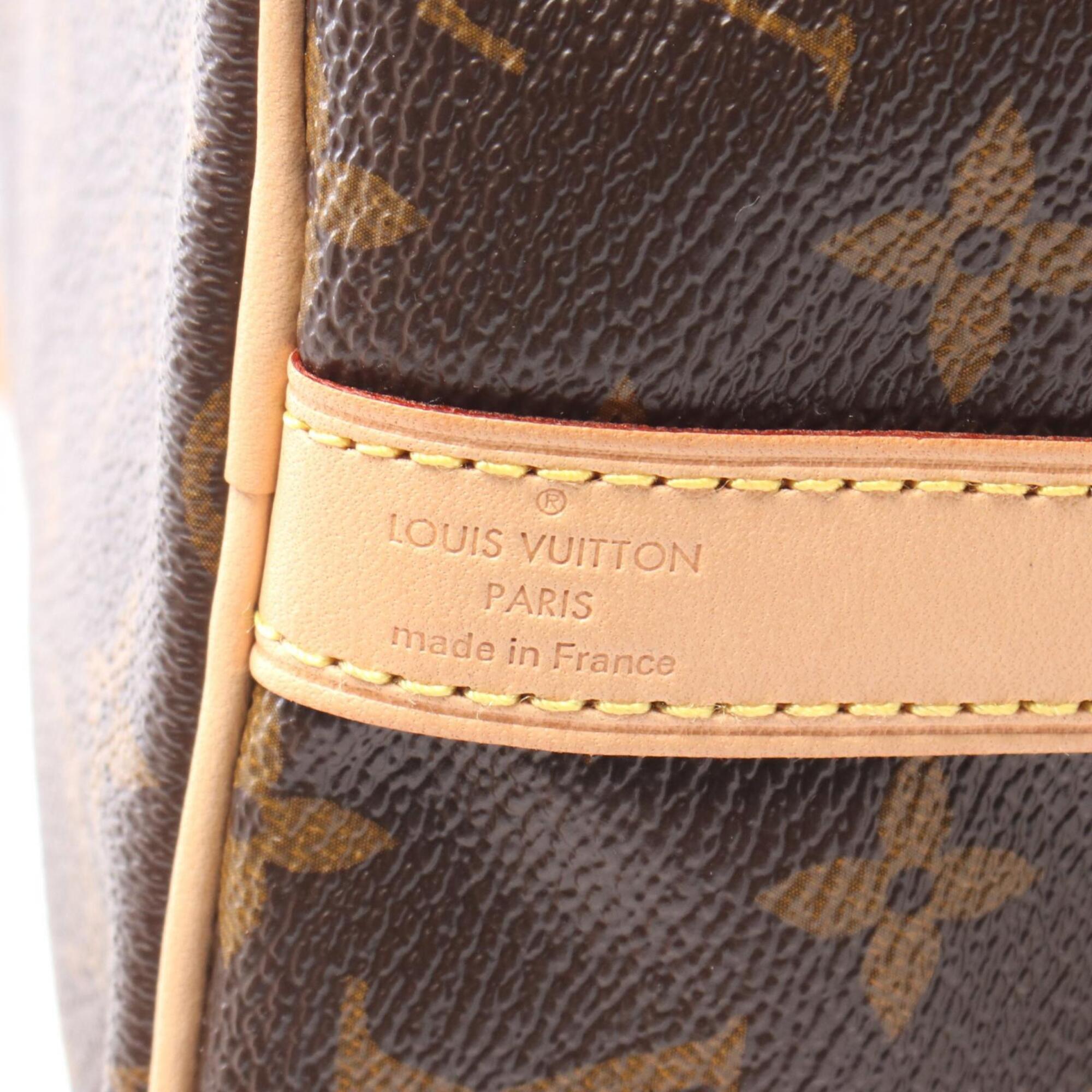 Louis Vuitton Brown Monogram Coated Canvas Leather Handbag (Pre-Owned)