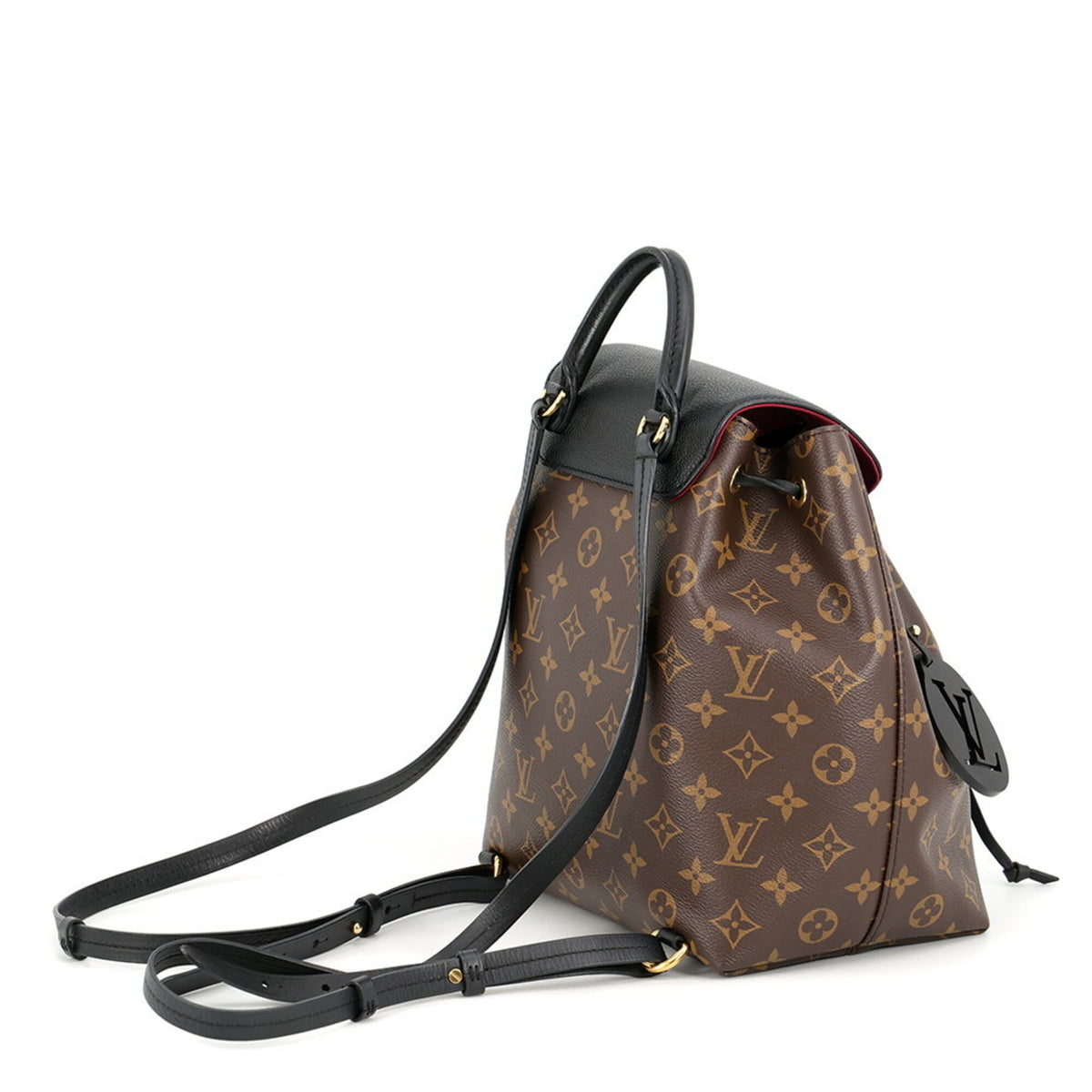 Louis Vuitton Monogram Black Bordeaux Monogram Noir Monogram Backpack Handbag (Pre-Owned)
