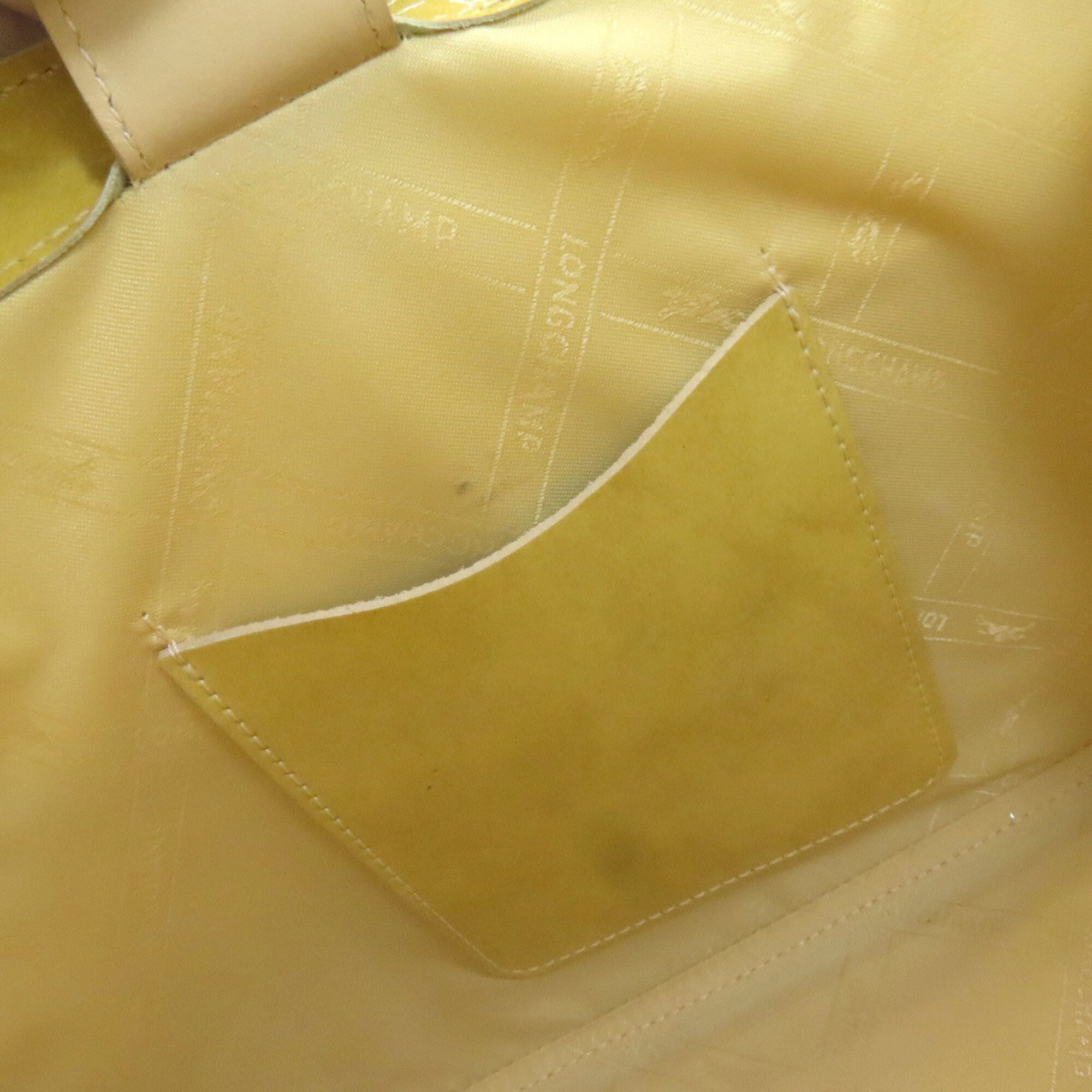 Longchamp Yellow Leather Handbag (Pre-Owned)