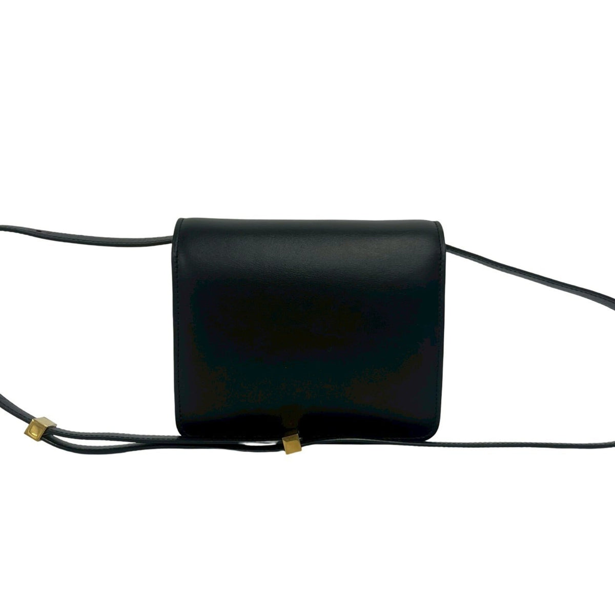 Celine Black Leather Pochette Shoulder Bag (Pre-Owned)