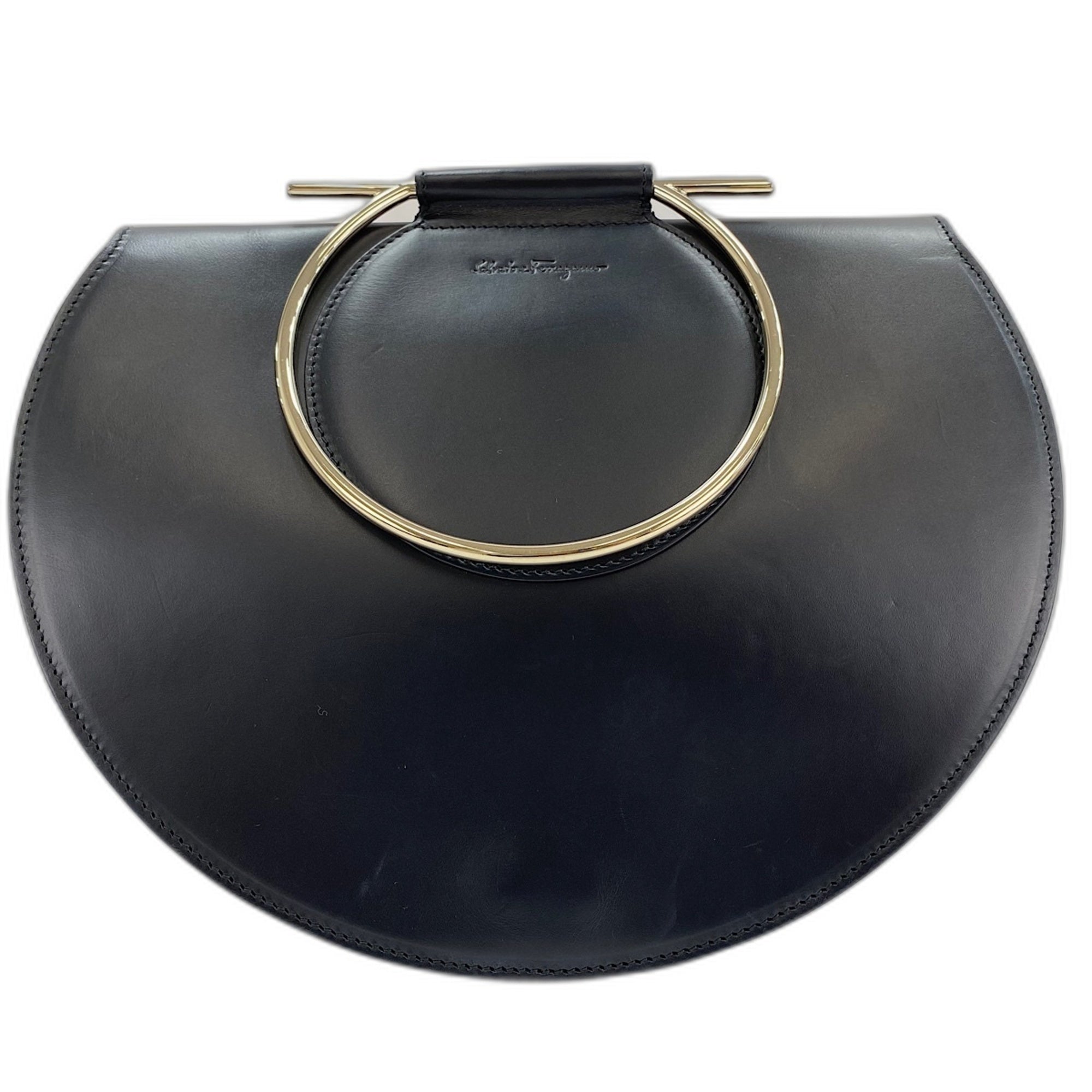 Salvatore Ferragamo Black Shoulder Bag (Pre-Owned)