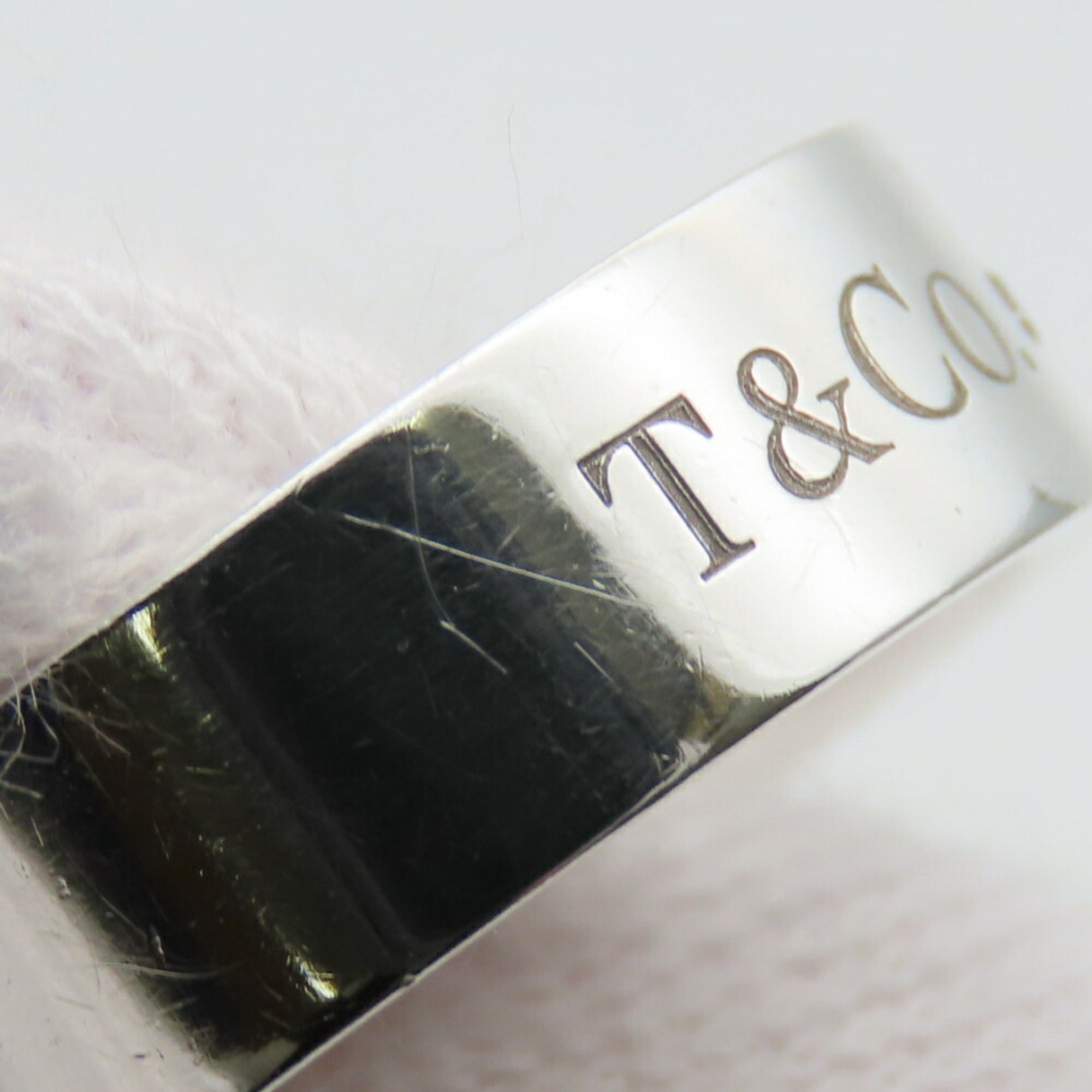 Tiffany Silver Silver 925 Band Ring (Pre-Owned)