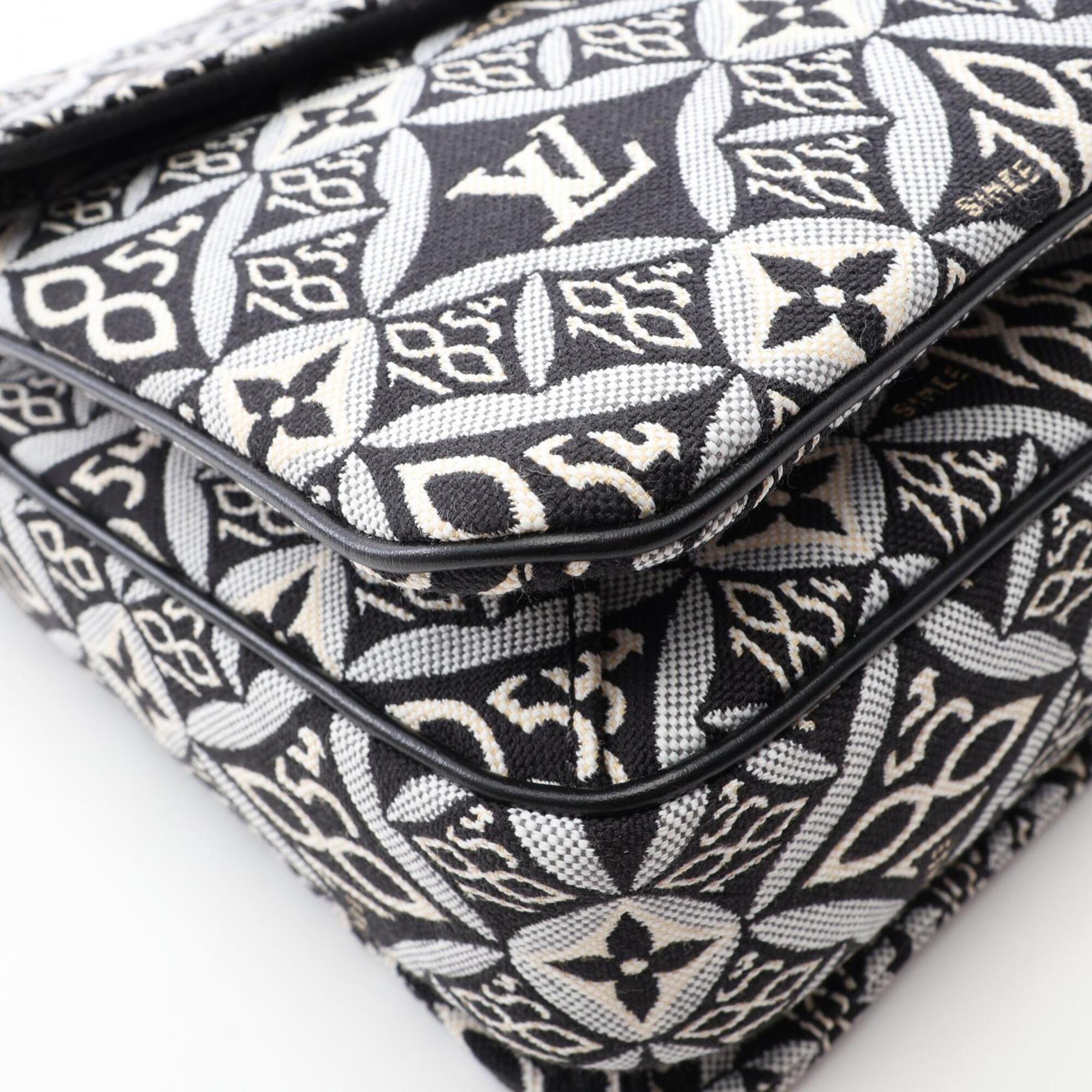 Louis Vuitton Black Monogram Multi-Color Canvas Handbag Pochette (Pre-Owned)