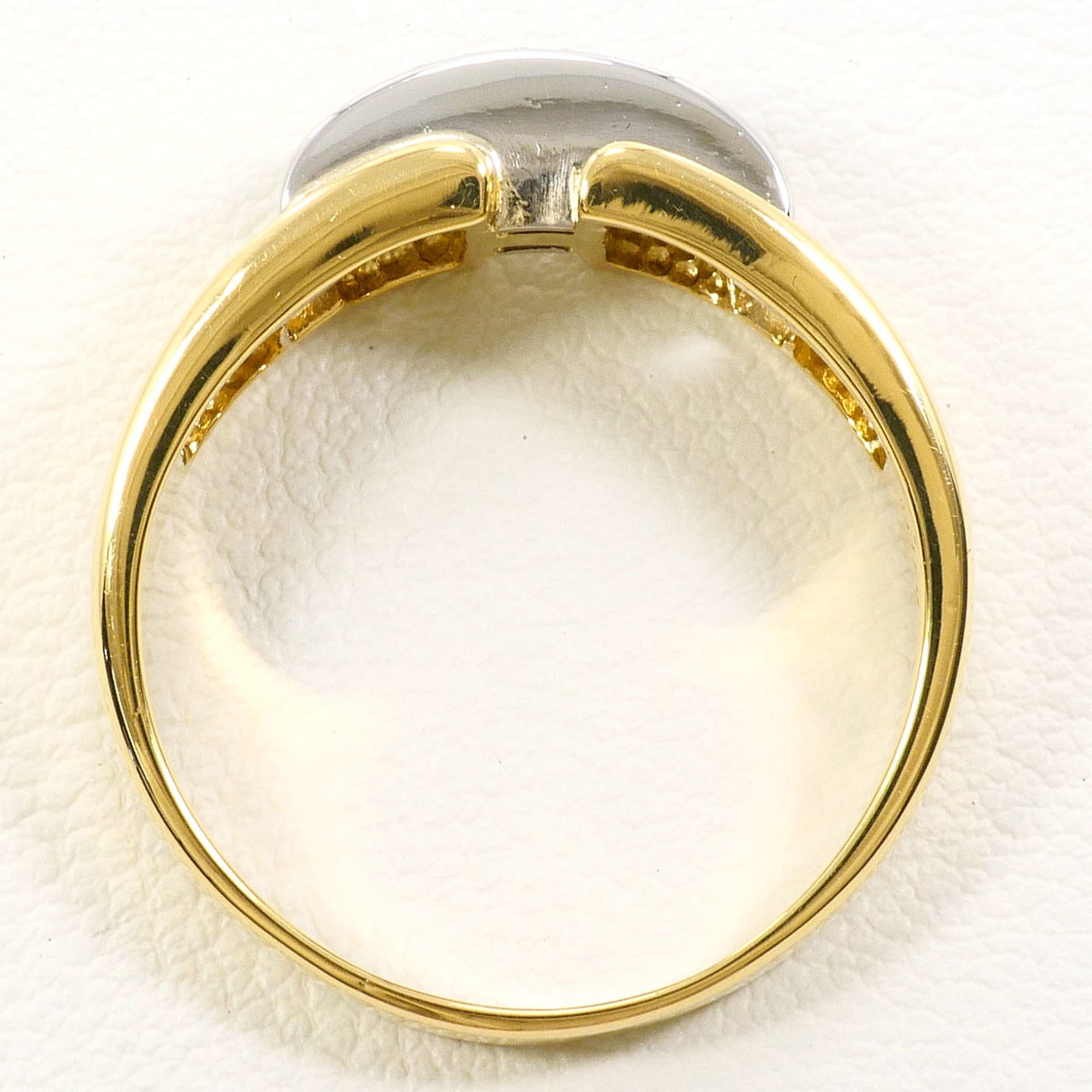 Unbranded Platinum Yellow Gold Yellow Gold (18K) Platinum 900 Band Ring (Pre-Owned)