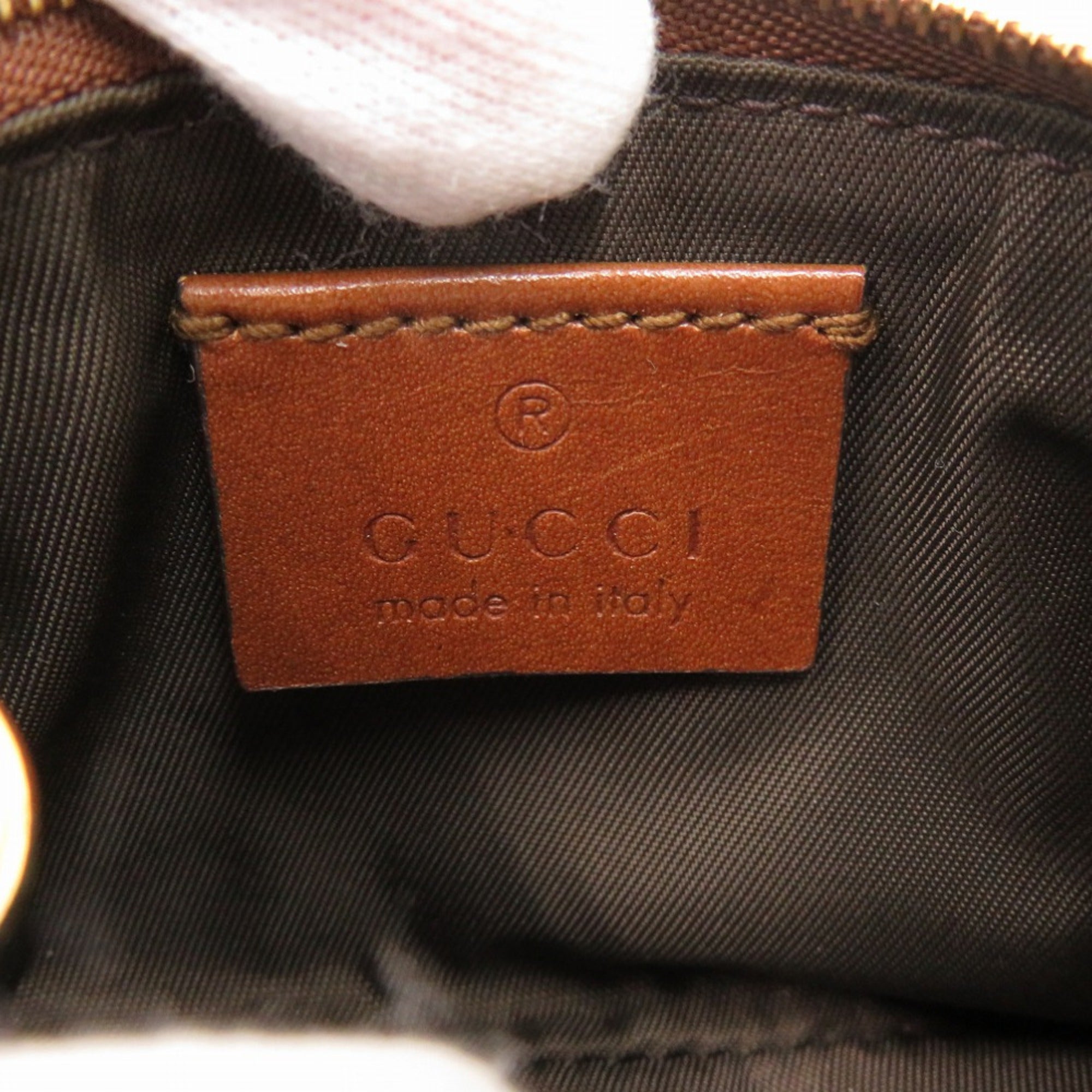 Gucci Beige Gg Supreme Coin Purse/Coin Case (Pre-Owned)