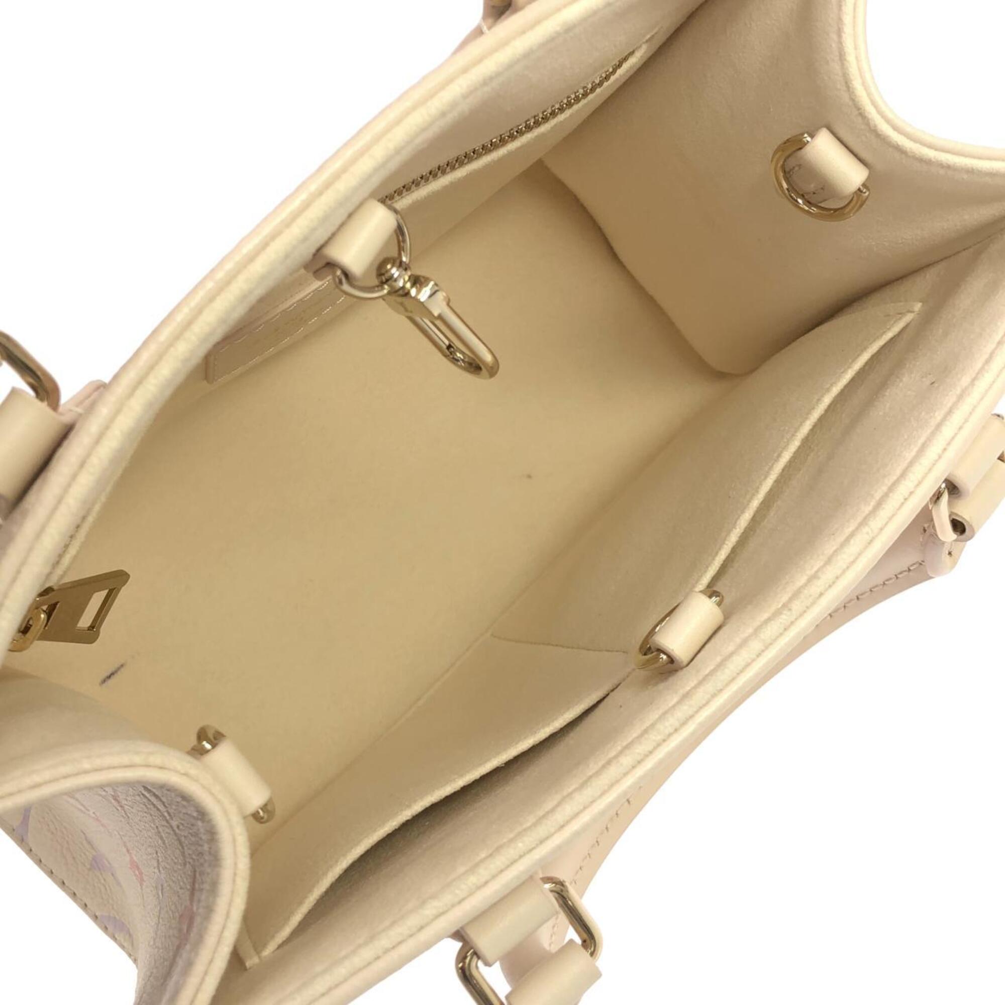 Louis Vuitton Beige Leather Handbag (Pre-Owned)
