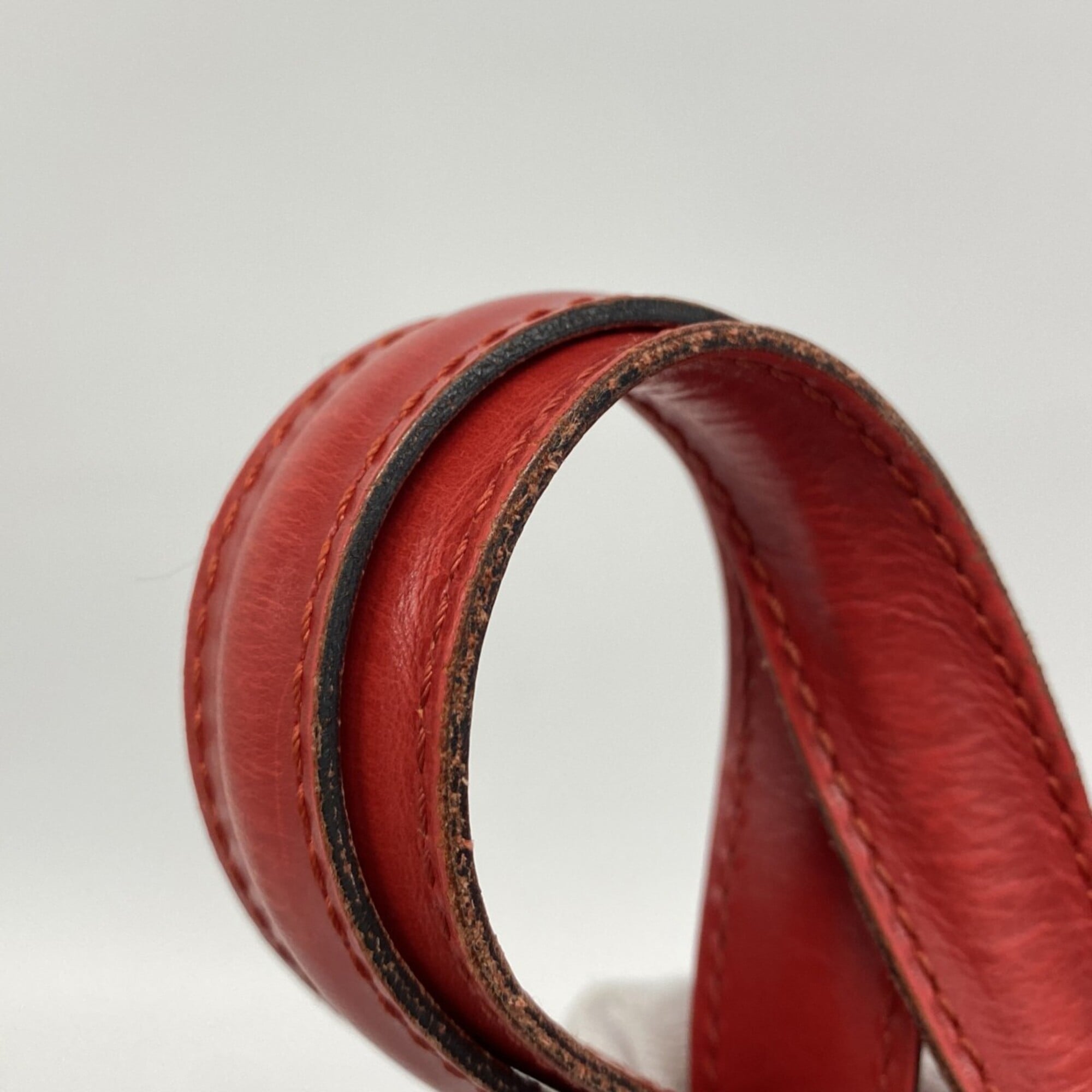 Louis Vuitton Castilian Red Shoulder Bag (Pre-Owned)