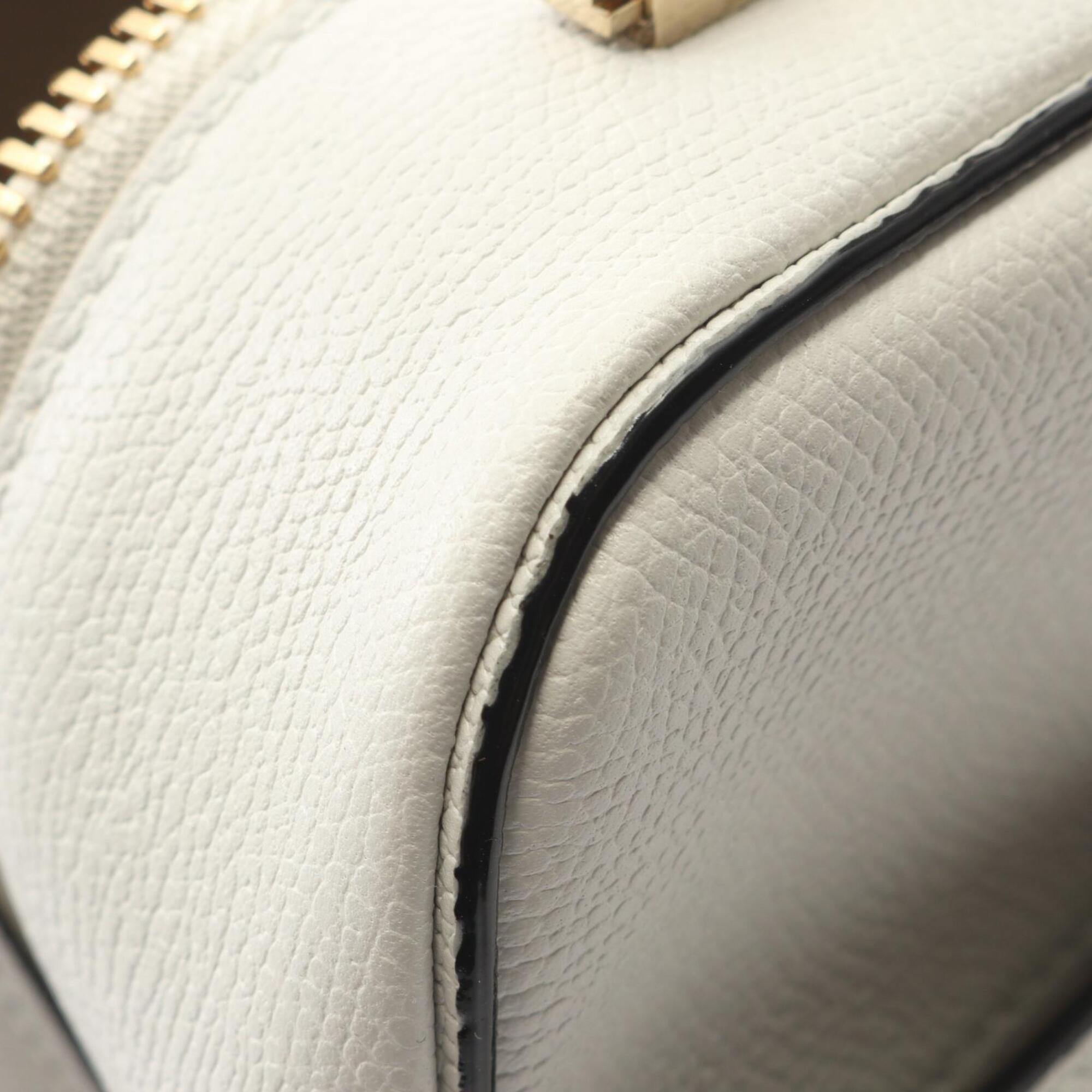 Valextra White Leather Handbag (Pre-Owned)