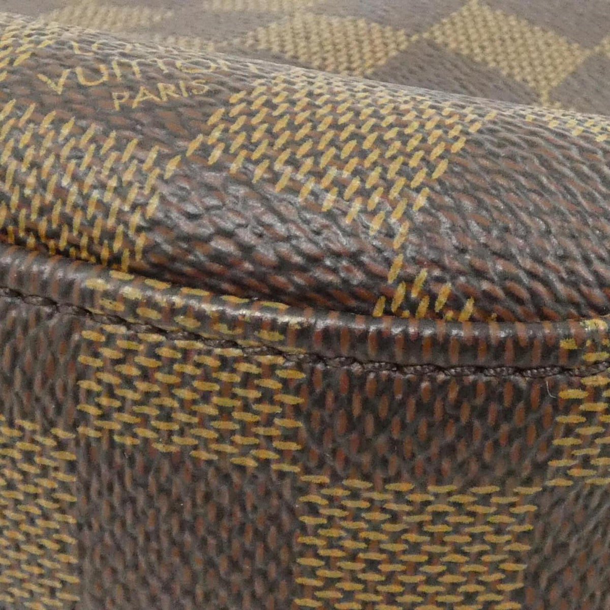 Louis Vuitton Ebene Coated Canvas Shoulder Bag (Pre-Owned)