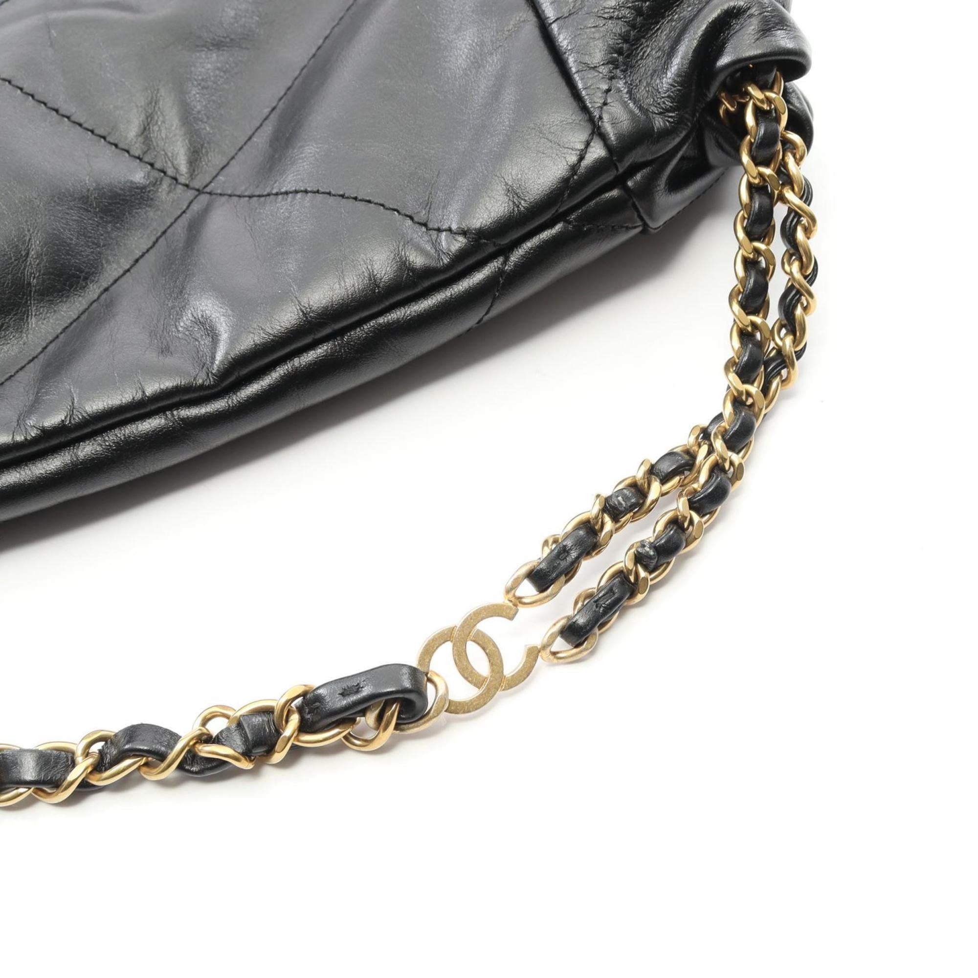 Chanel Black Leather Backpack (Pre-Owned)