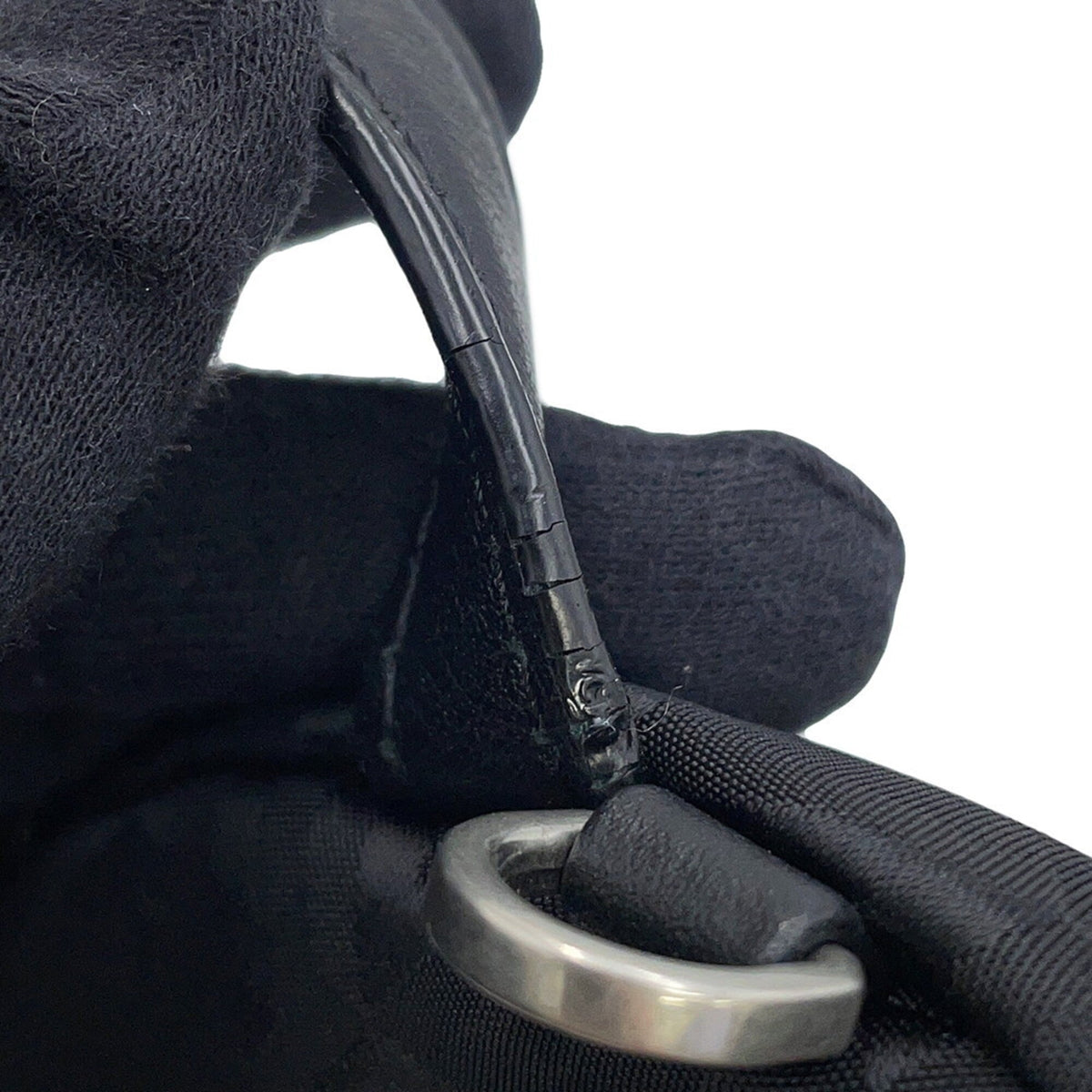 Mcm Black Nylon Shoulder Bag (Pre-Owned)