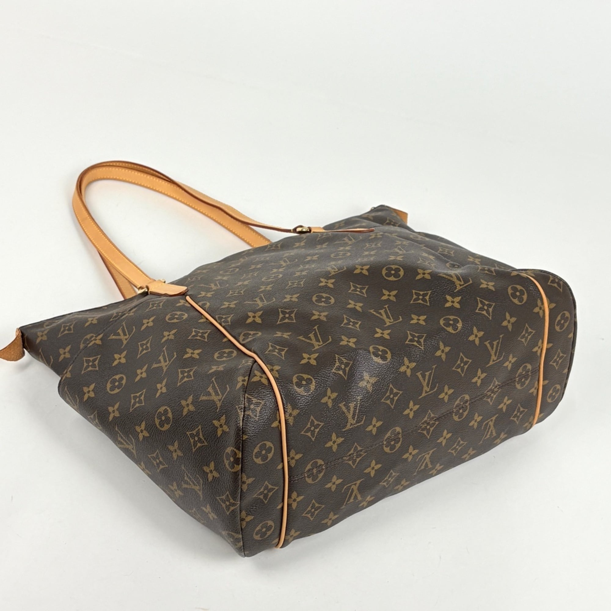 Louis Vuitton Brown Monogram Shoulder Bag Tote Bag (Pre-Owned)