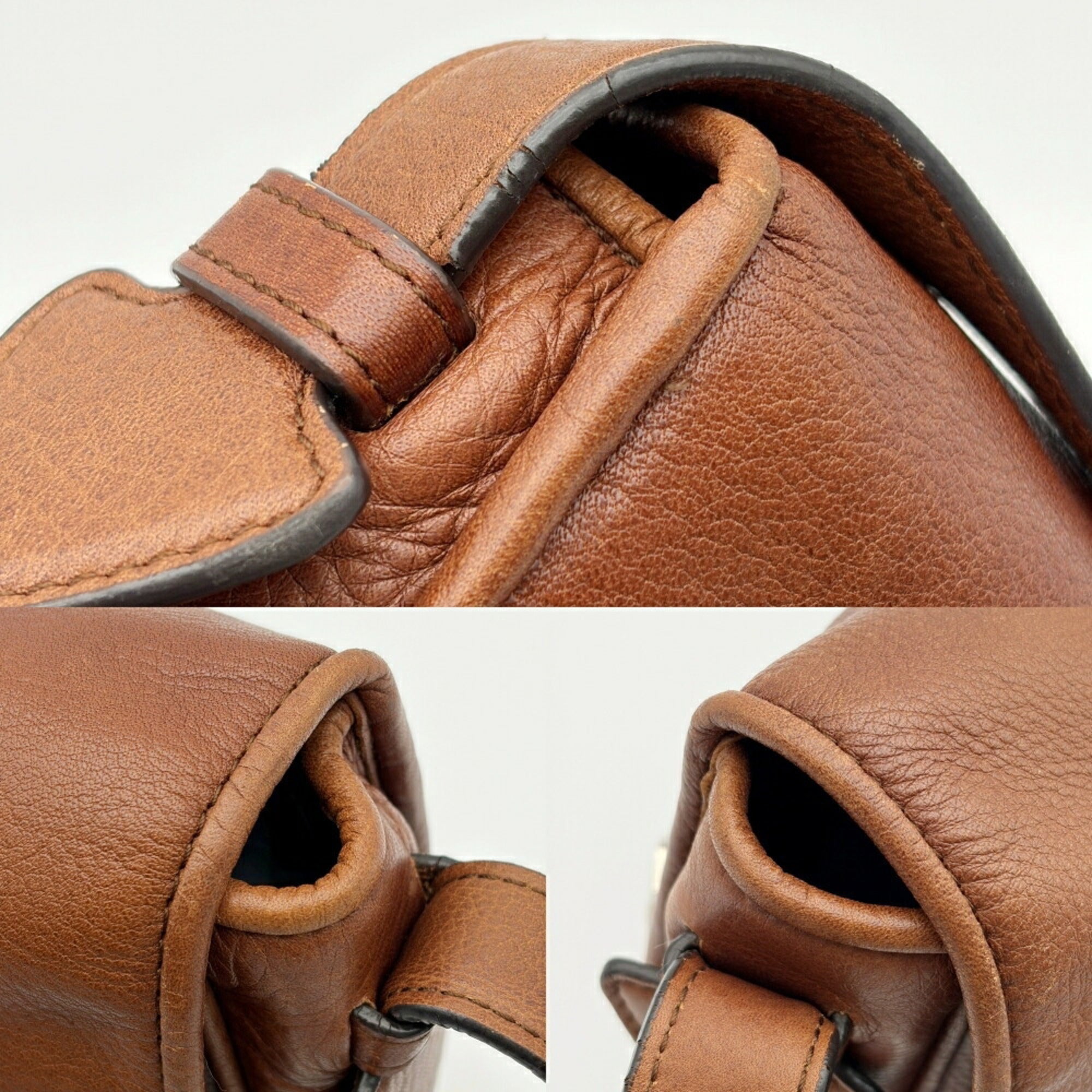 Loewe Brown Leather Shoulder Bag (Pre-Owned)