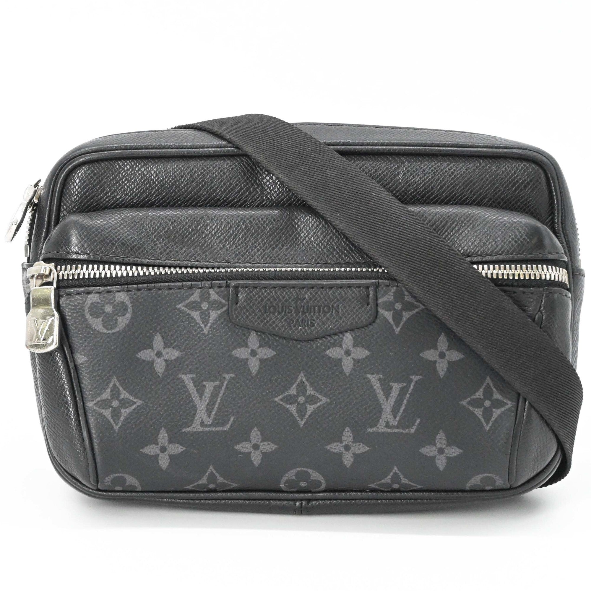 Louis Vuitton Black Noir Taigarama Sling Bag (Pre-Owned)