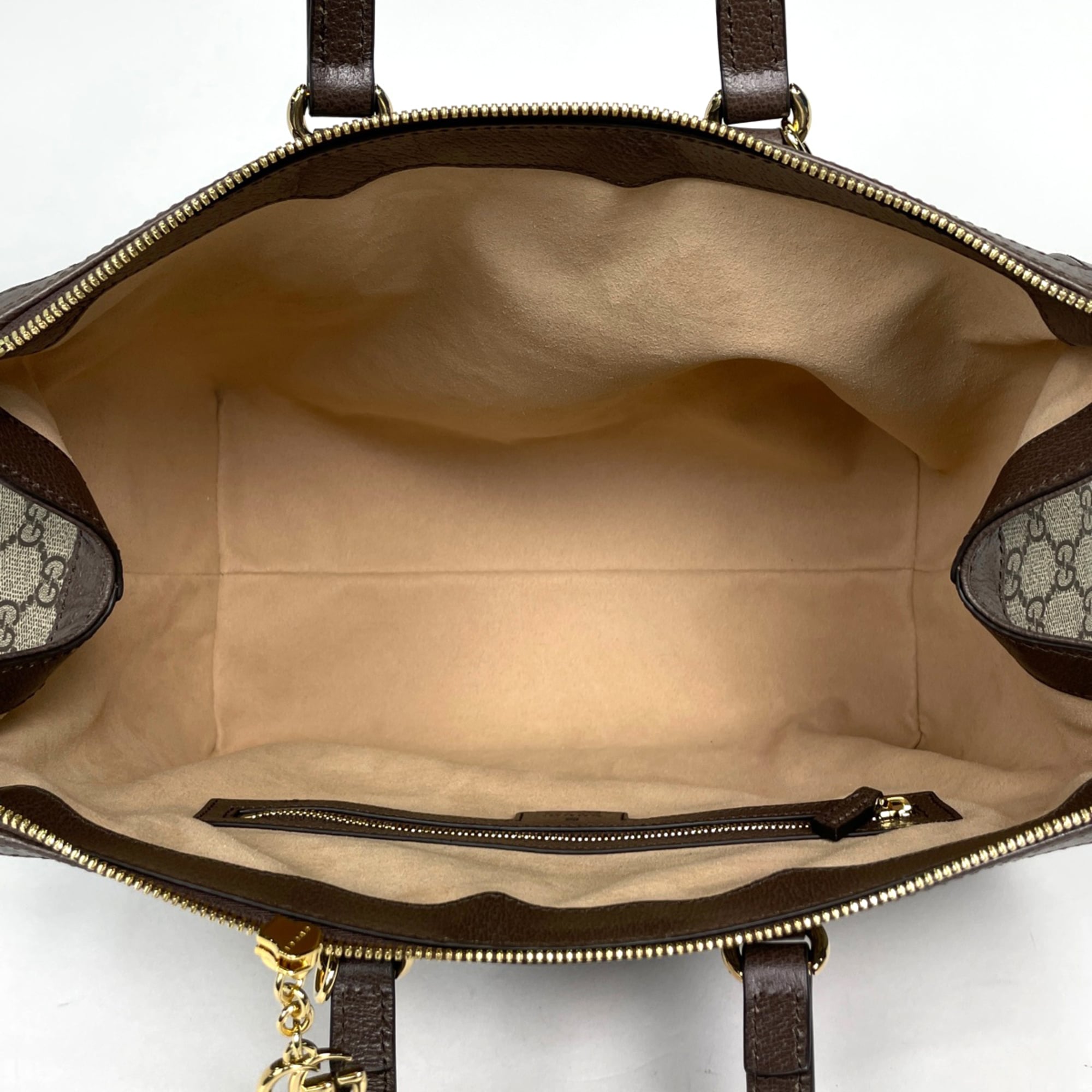 Gucci Beige Brown Gg Supreme Handbag (Pre-Owned)